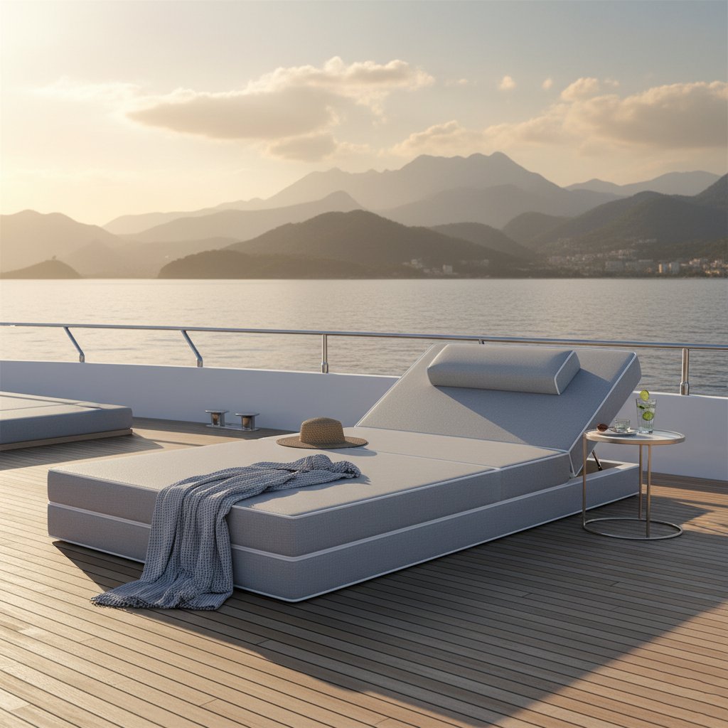 Yat İçin SUNBED SİRELLA Kumaşlı ( SET )