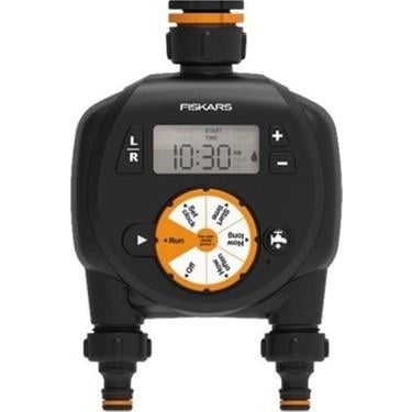 Fiskars Çift Çıkışlı Sulama Saati