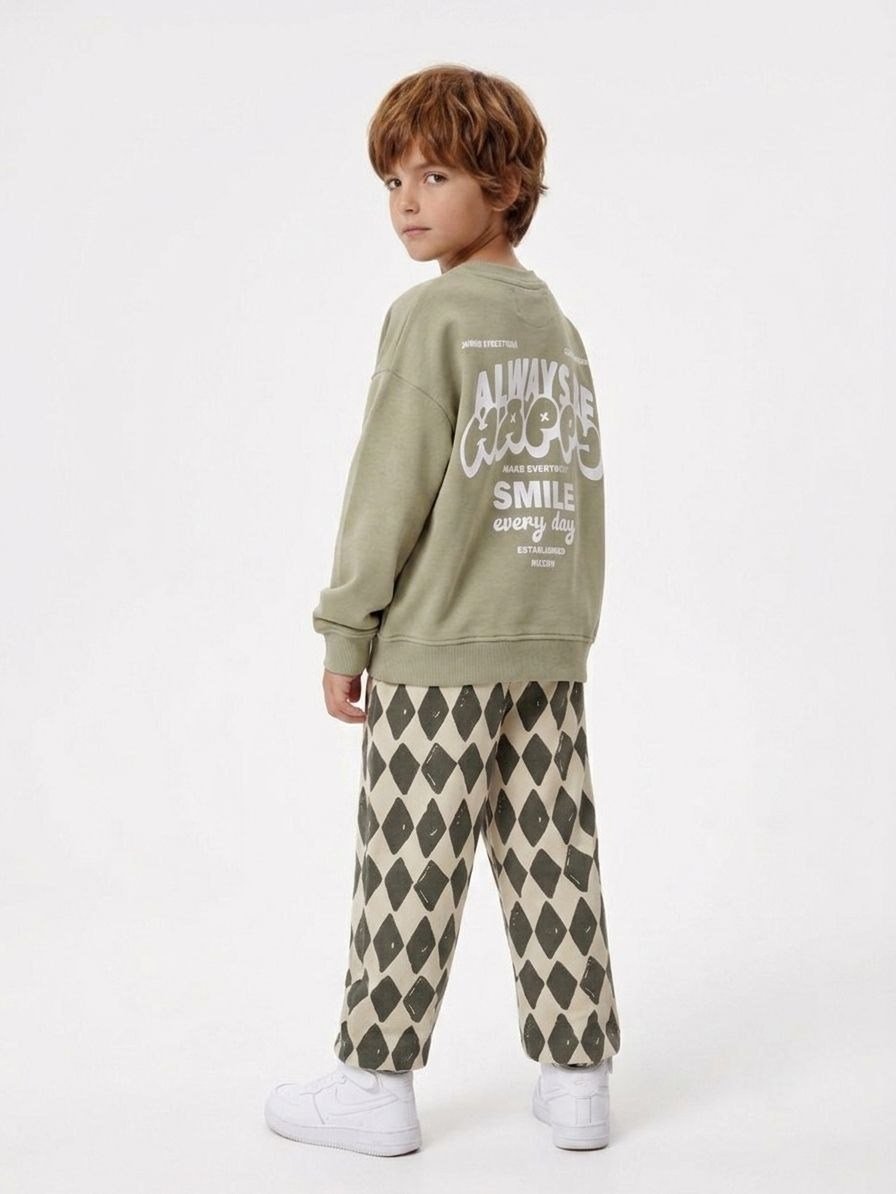 Always Smile Unisex Eşofman Takım - Yeşil