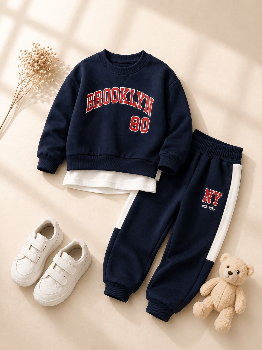 Brooklyn Unisex Eşofmanlı Takım - Lacivert
