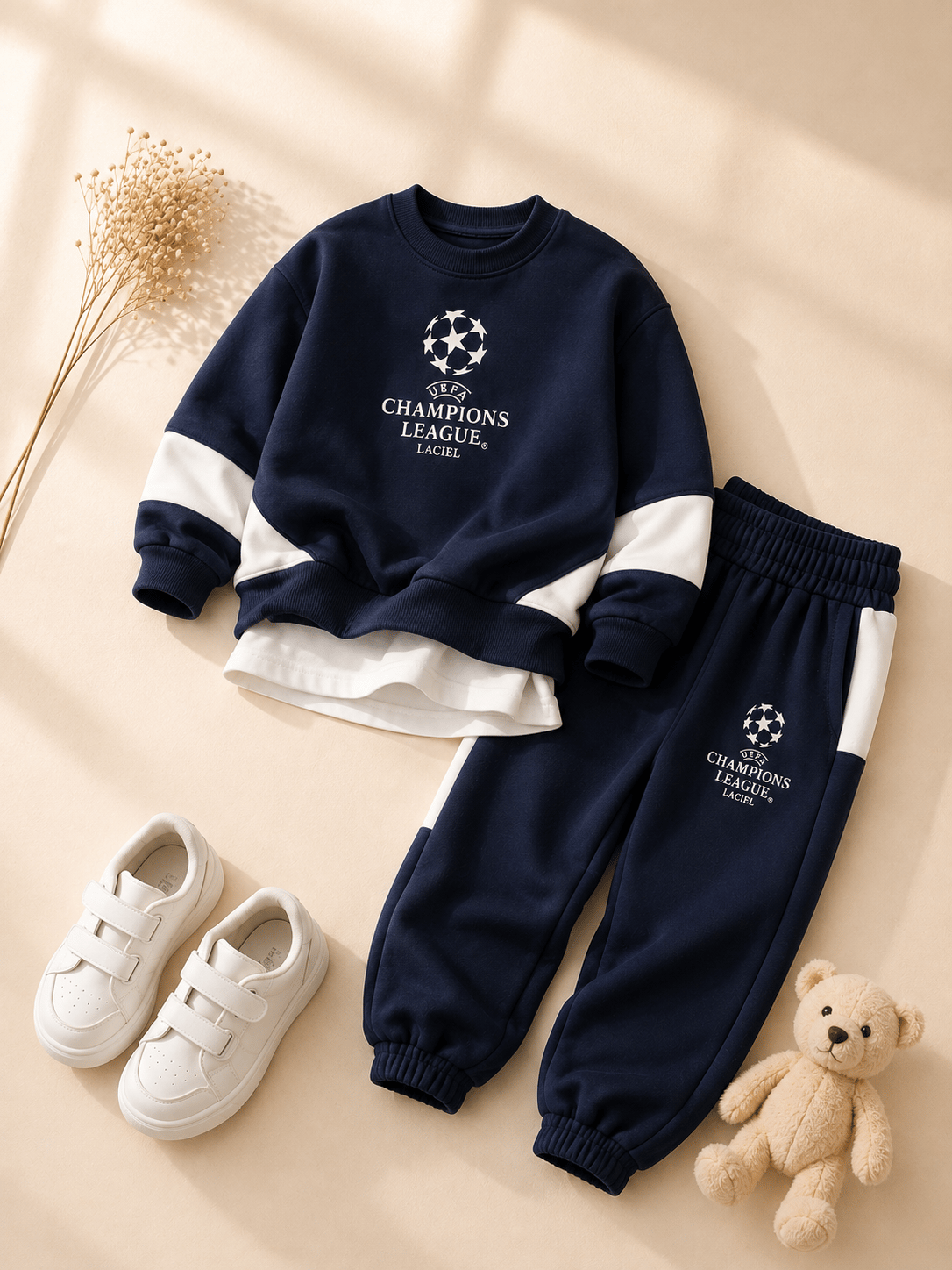Champions Unisex Eşofmanlı 3'lü Takım - Lacivert