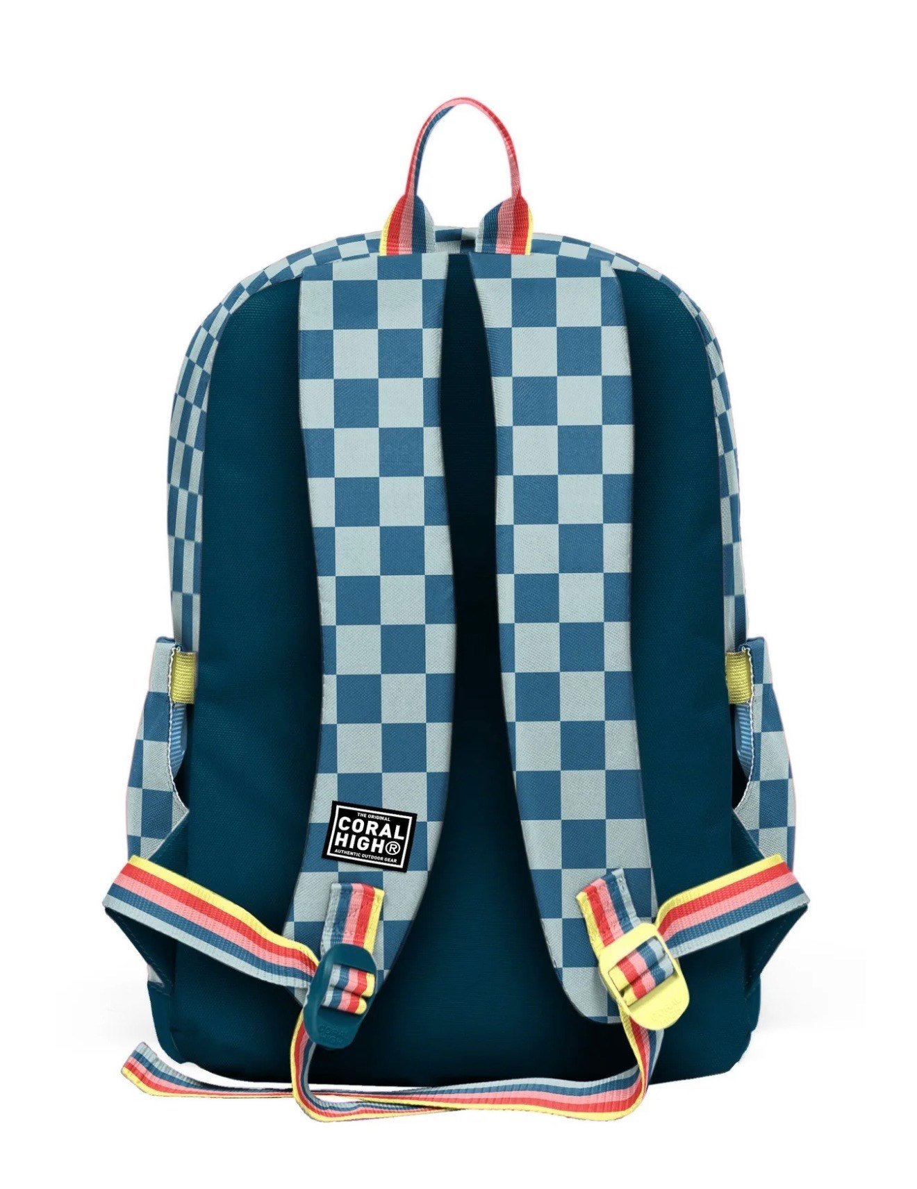 Coral High Kids Çok Renkli Dama Çizgi Puantiye Desenli 3'lü Okul Çanta Seti SET0133204