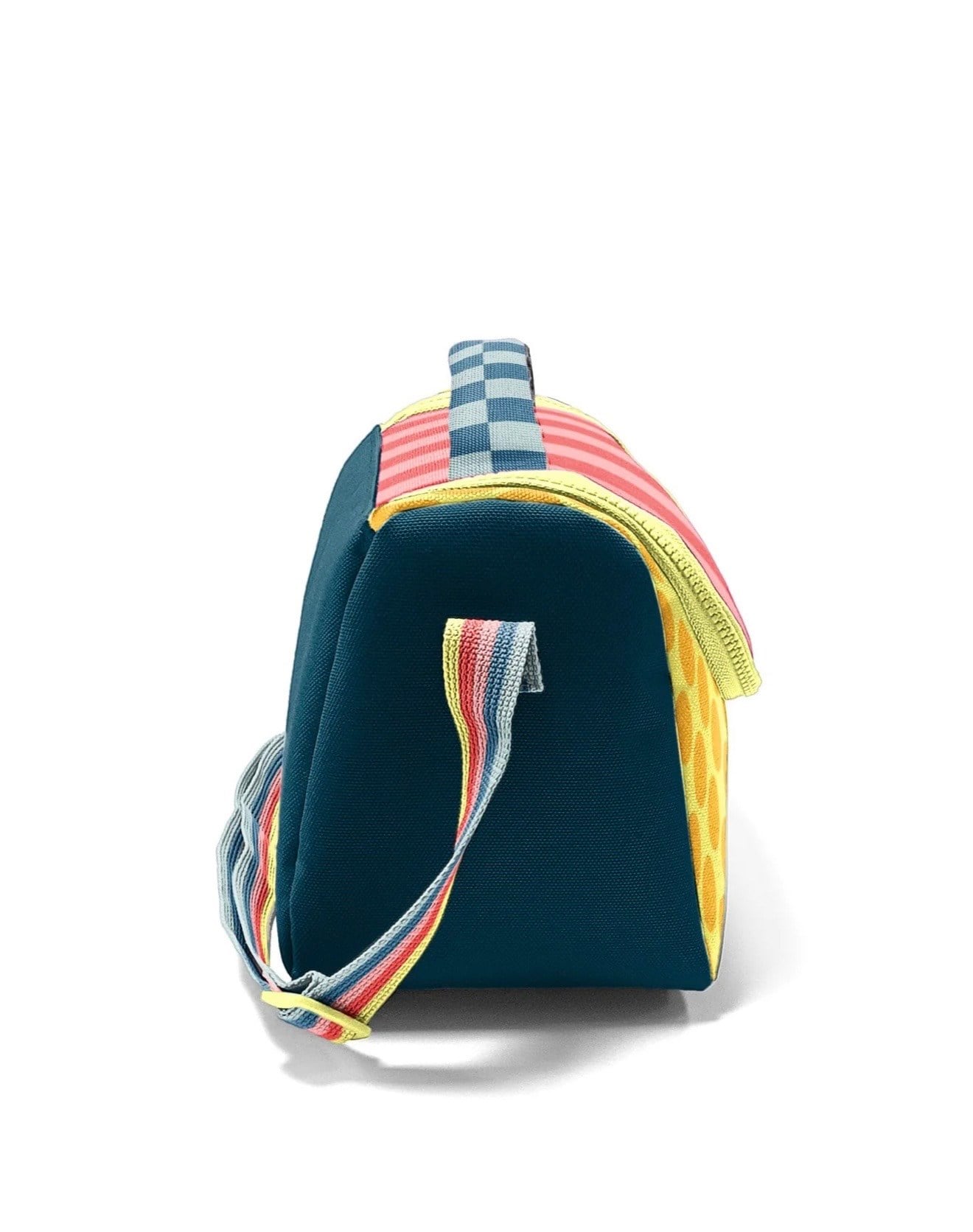 Coral High Kids Çok Renkli Dama Çizgi Puantiye Desenli 3'lü Okul Çanta Seti SET0133204