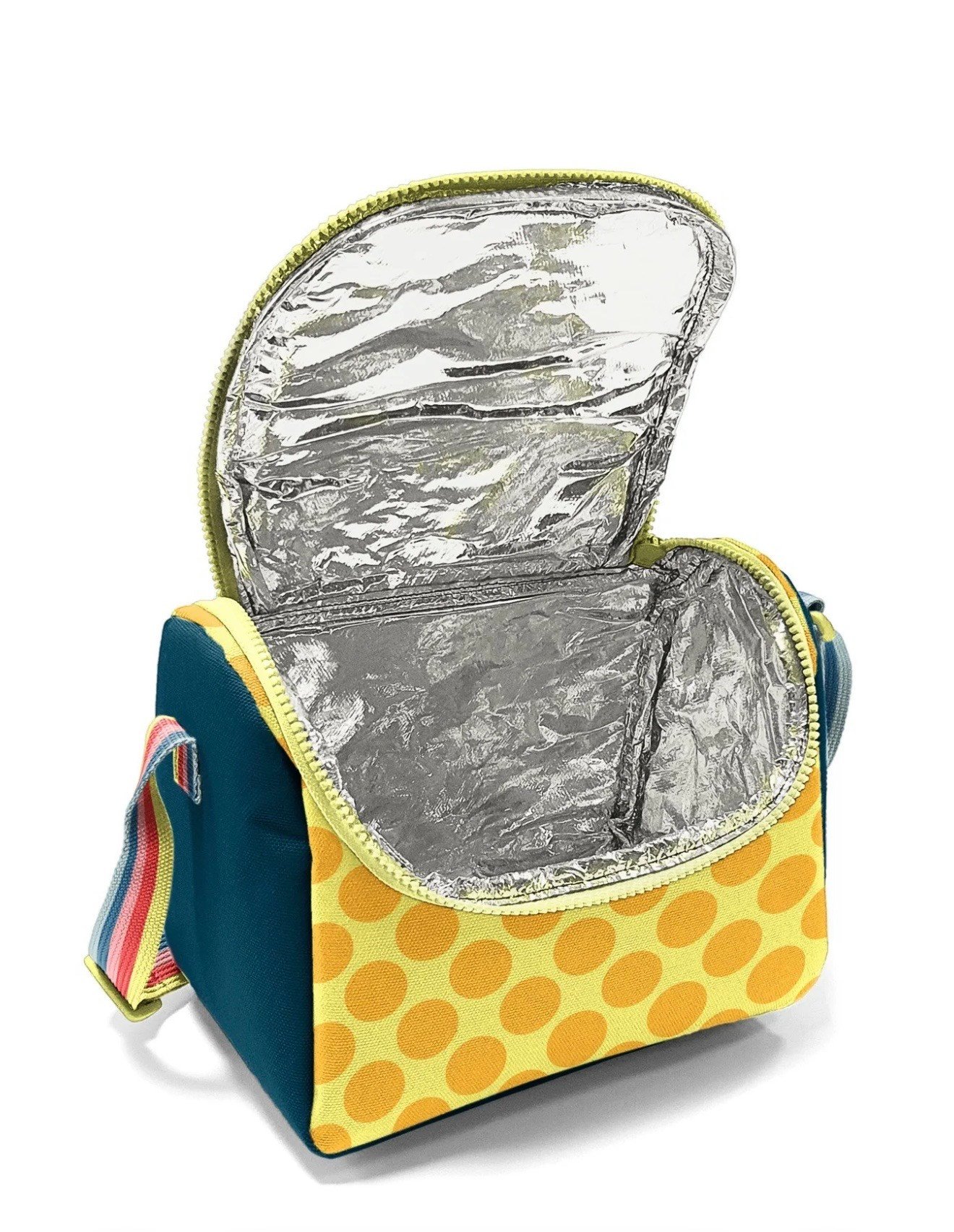Coral High Kids Çok Renkli Dama Çizgi Puantiye Desenli 3'lü Okul Çanta Seti SET0133204