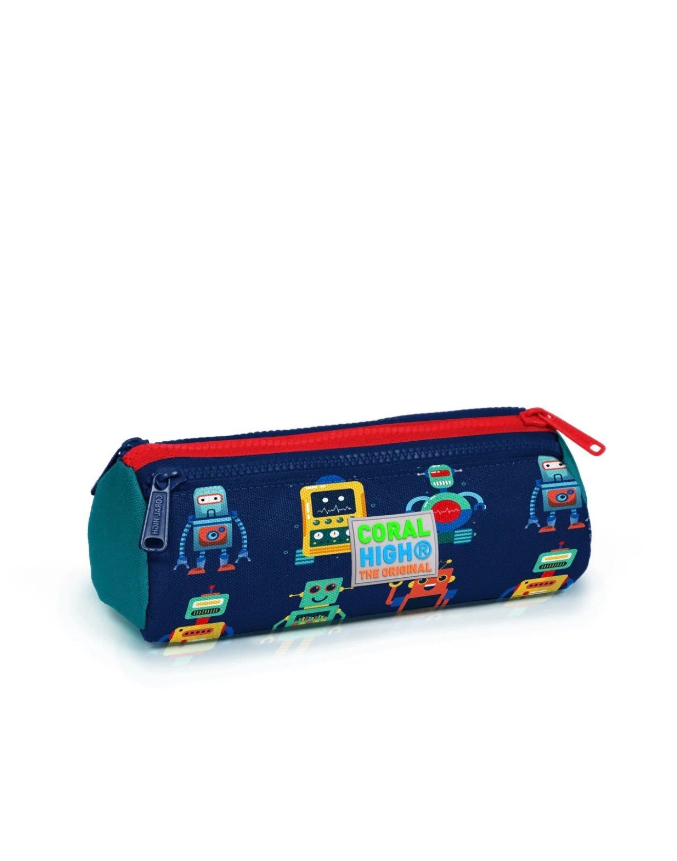 Coral High Kids Lacivert Çivit Robot Desenli 3'lü Okul Çanta Seti SET0123472
