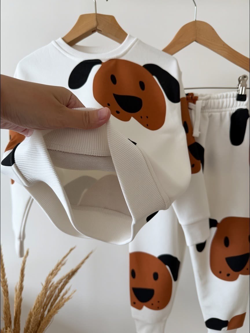 Happy Dog Unisex Çocuk Eşofman Takımı