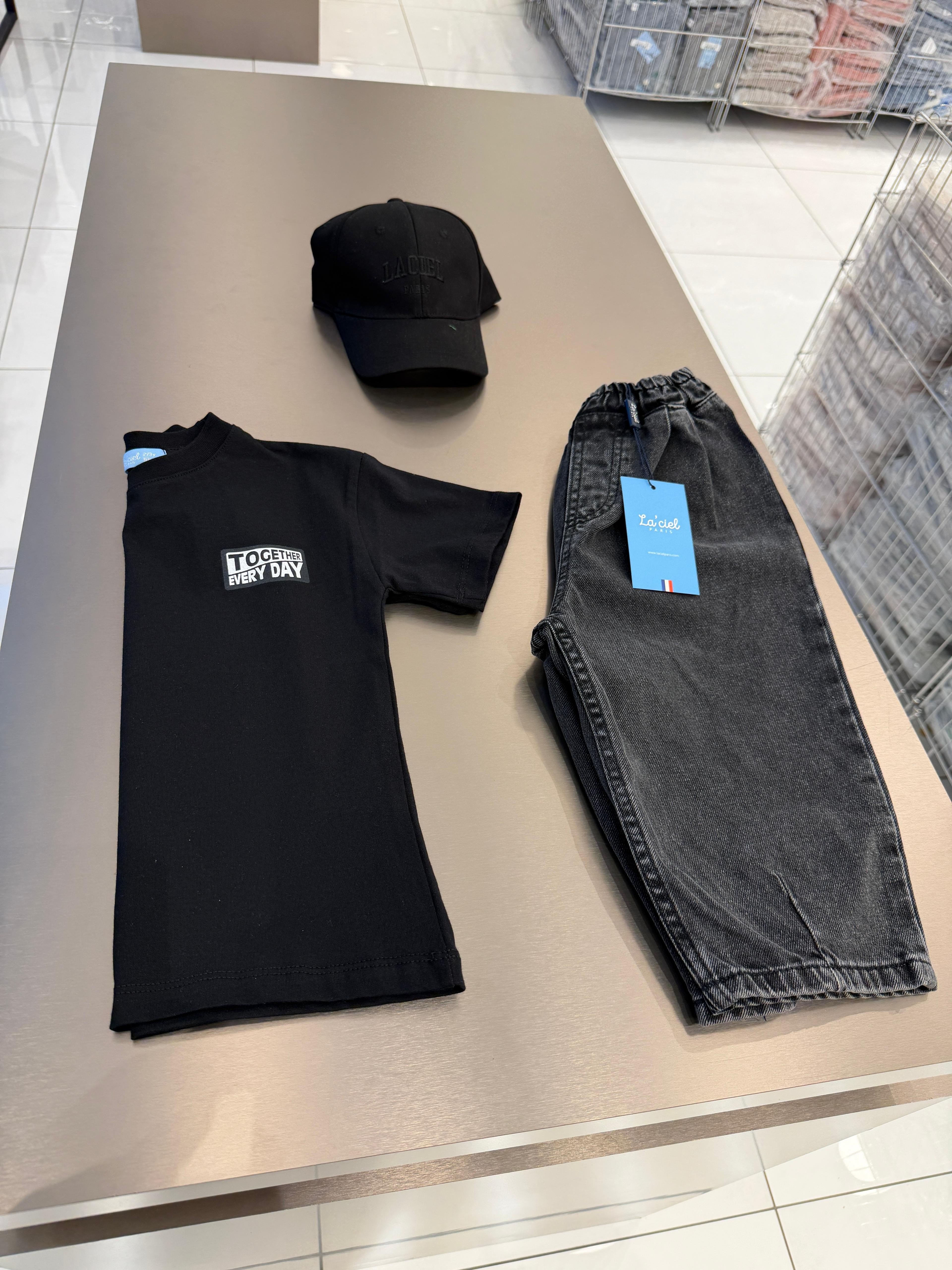 La'ciel Paris Basic Tshirt - Siyah