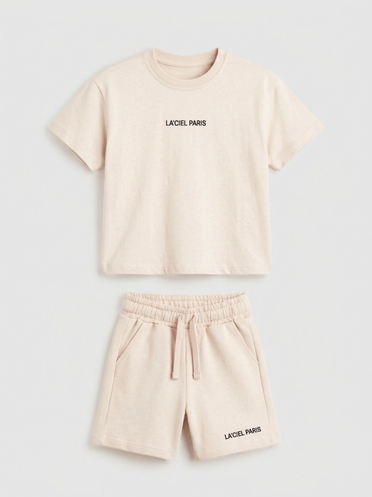 La'ciel Paris Basic Unisex 2'li Takım - Bej
