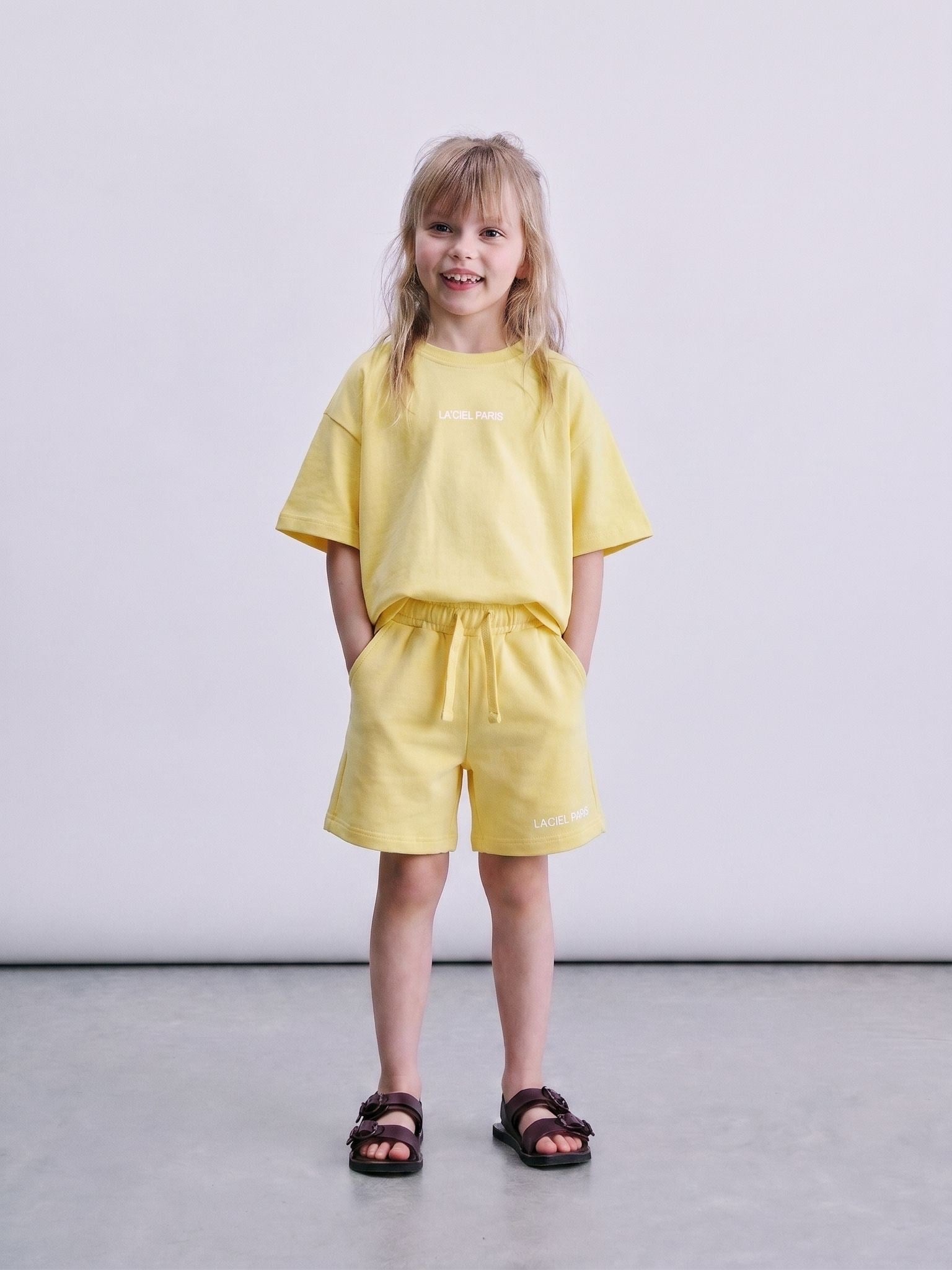 La'ciel Paris Basic Unisex 2'li Takım - Sarı
