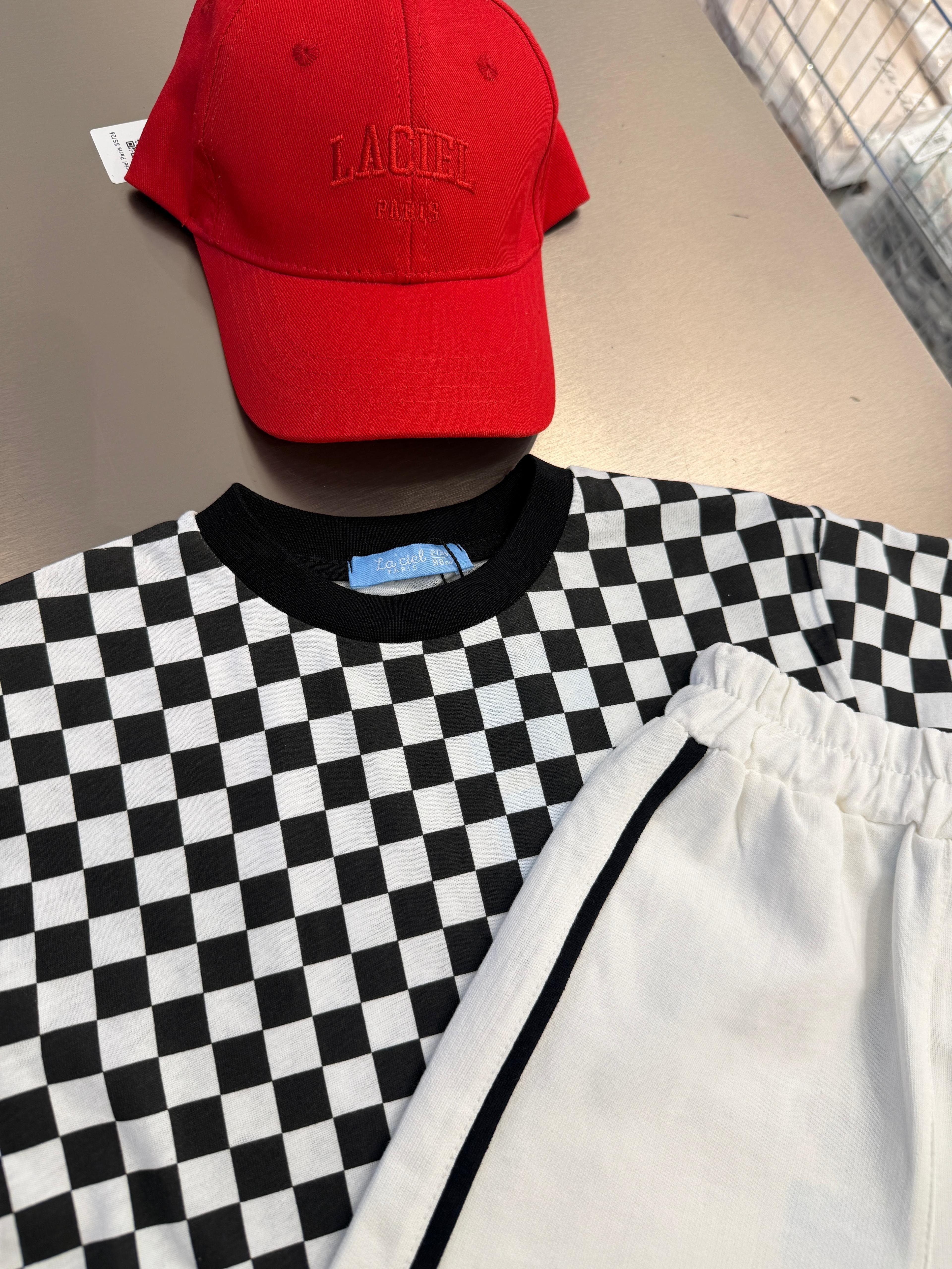 La'ciel Paris Biyeli Unisex Şort  - Beyaz