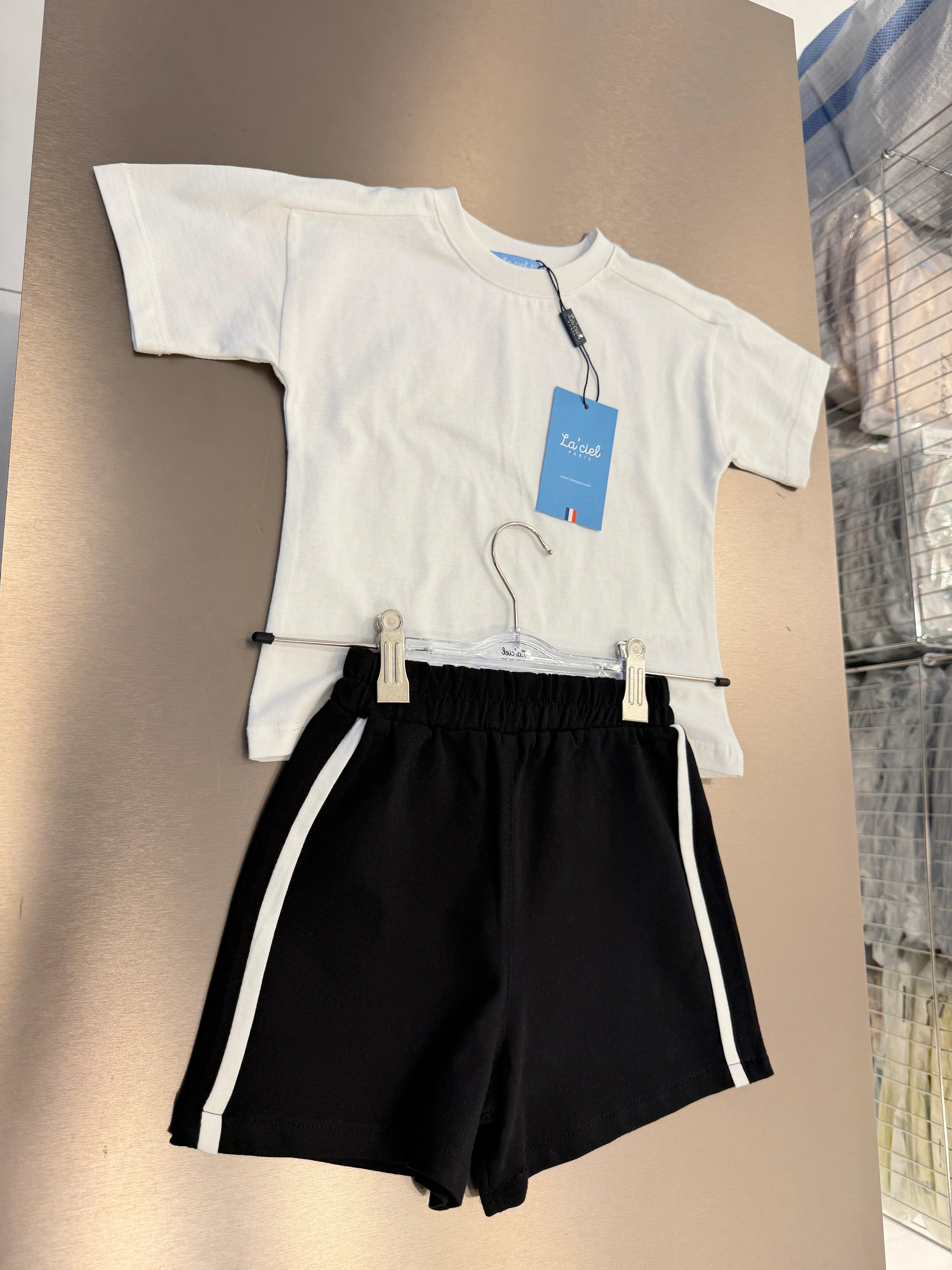 La'ciel Paris Biyeli Unisex Şort  - Siyah
