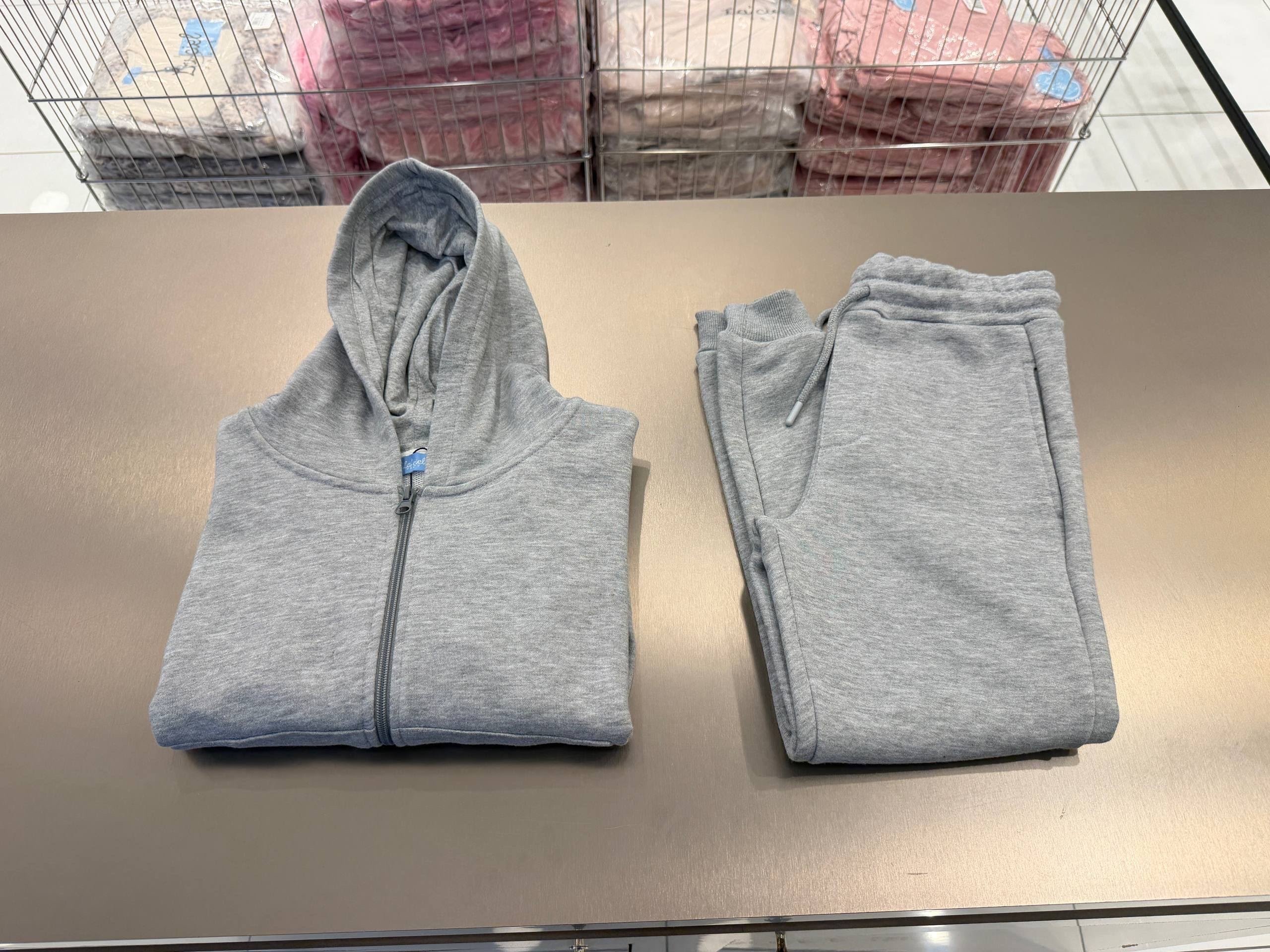 La'ciel Paris Unisex Kapişonlu Fermuarlı Okul Set Eşofman Takımı