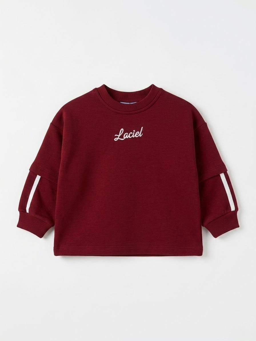 Laciel Tiger Bordo Oversize Unisex Sweatshirt