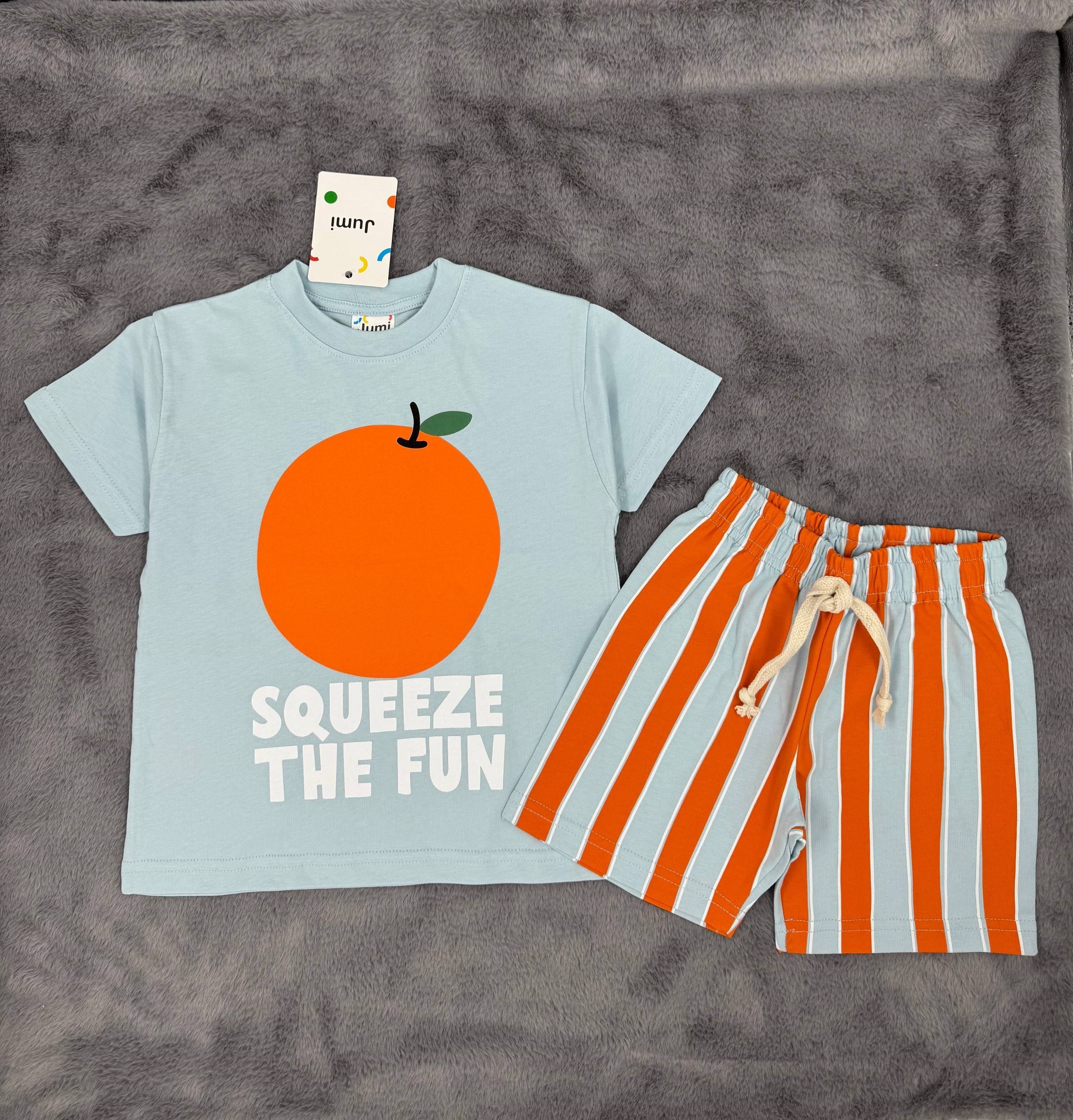 Orange Unisex İkili Takım - Mavi Turuncu