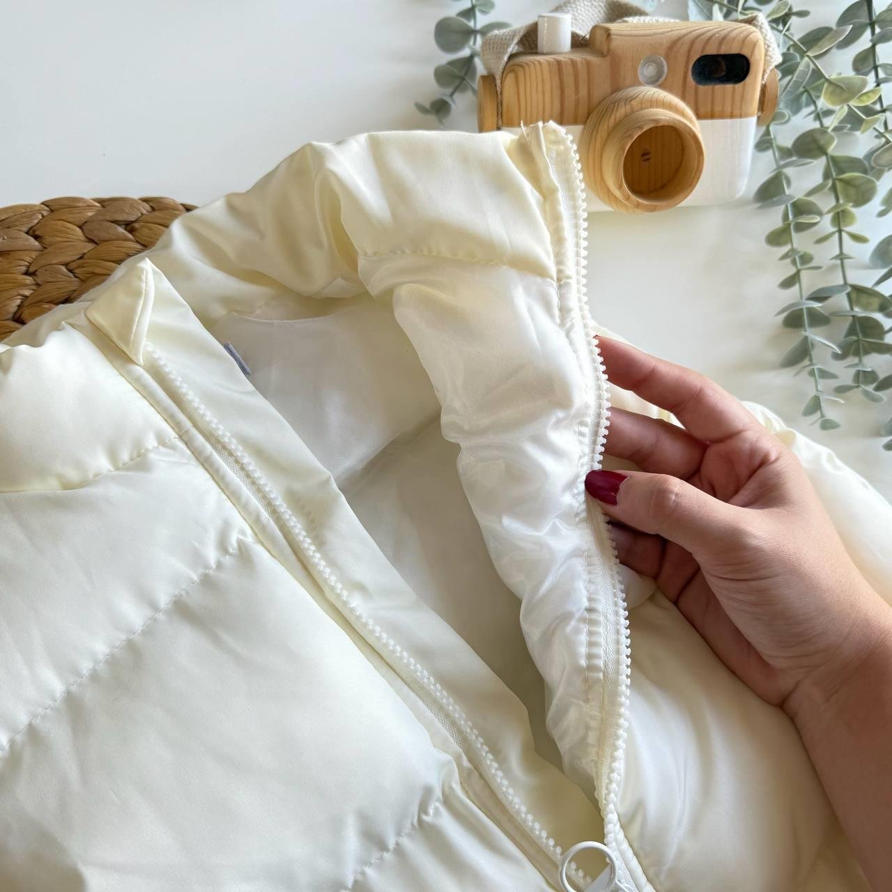 Şişme Unisex Yelek - Krem