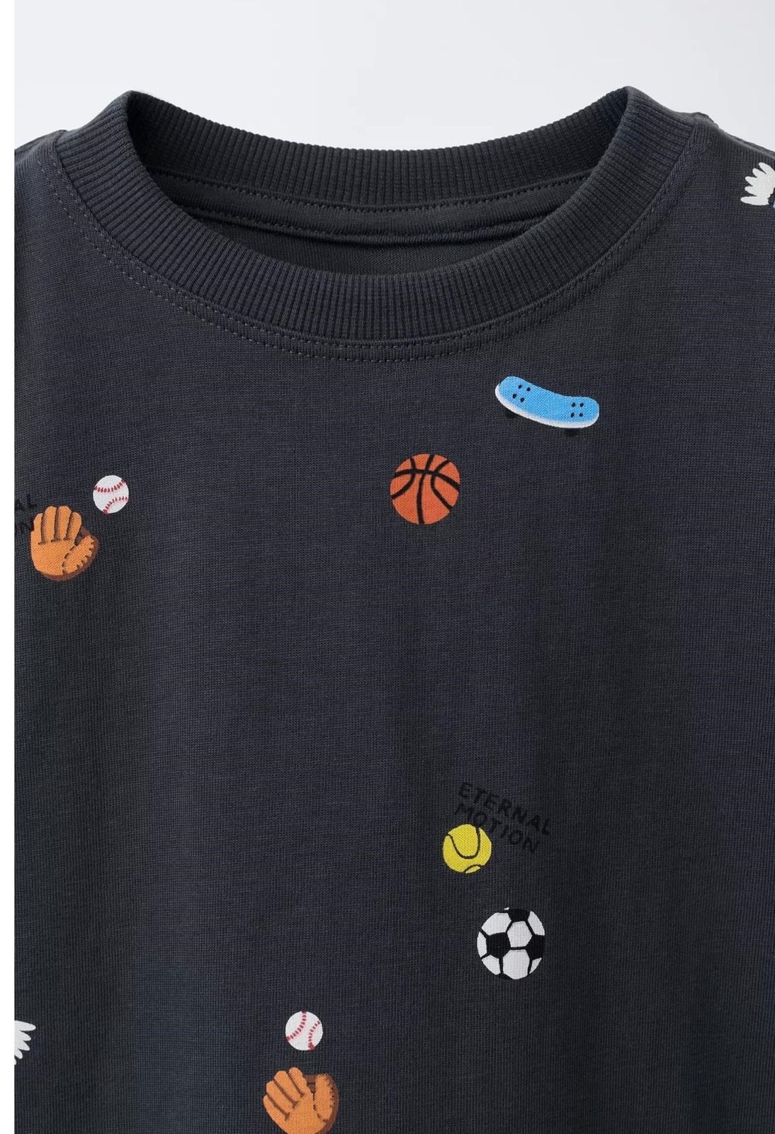 Top Baskılı Basic Tshirt - Lali