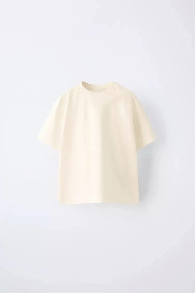 Unisex Basic Tshirt - Ekru