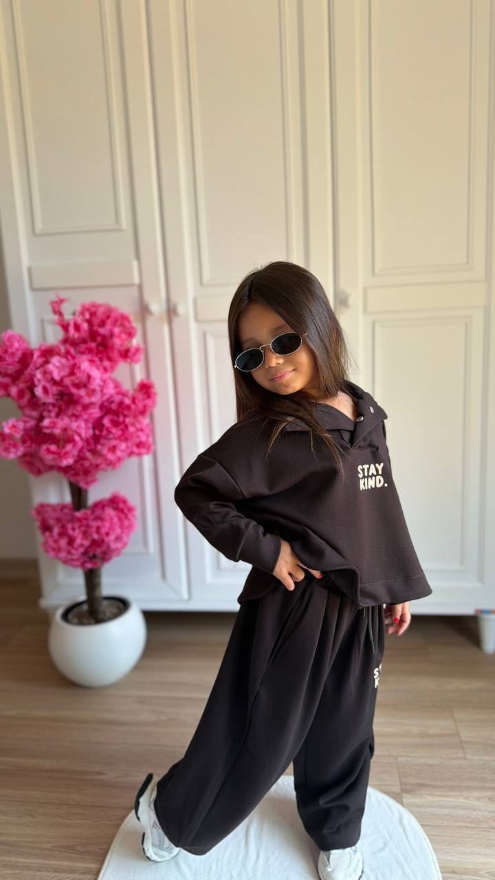 Unisex Haki Stay Kind Oysho Kumaş Takım