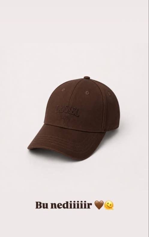 Unisex Şapka - Kahve