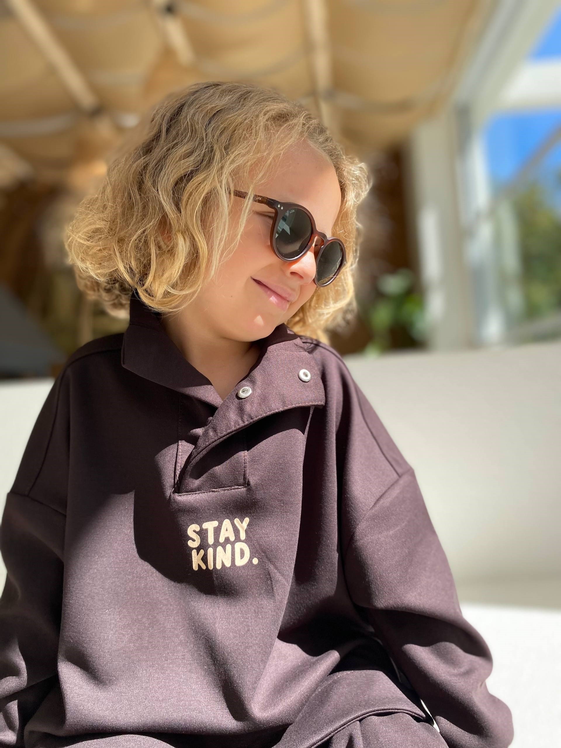 Unisex Stay Kind Oysho Kumaş 2'li Takım - Kahve