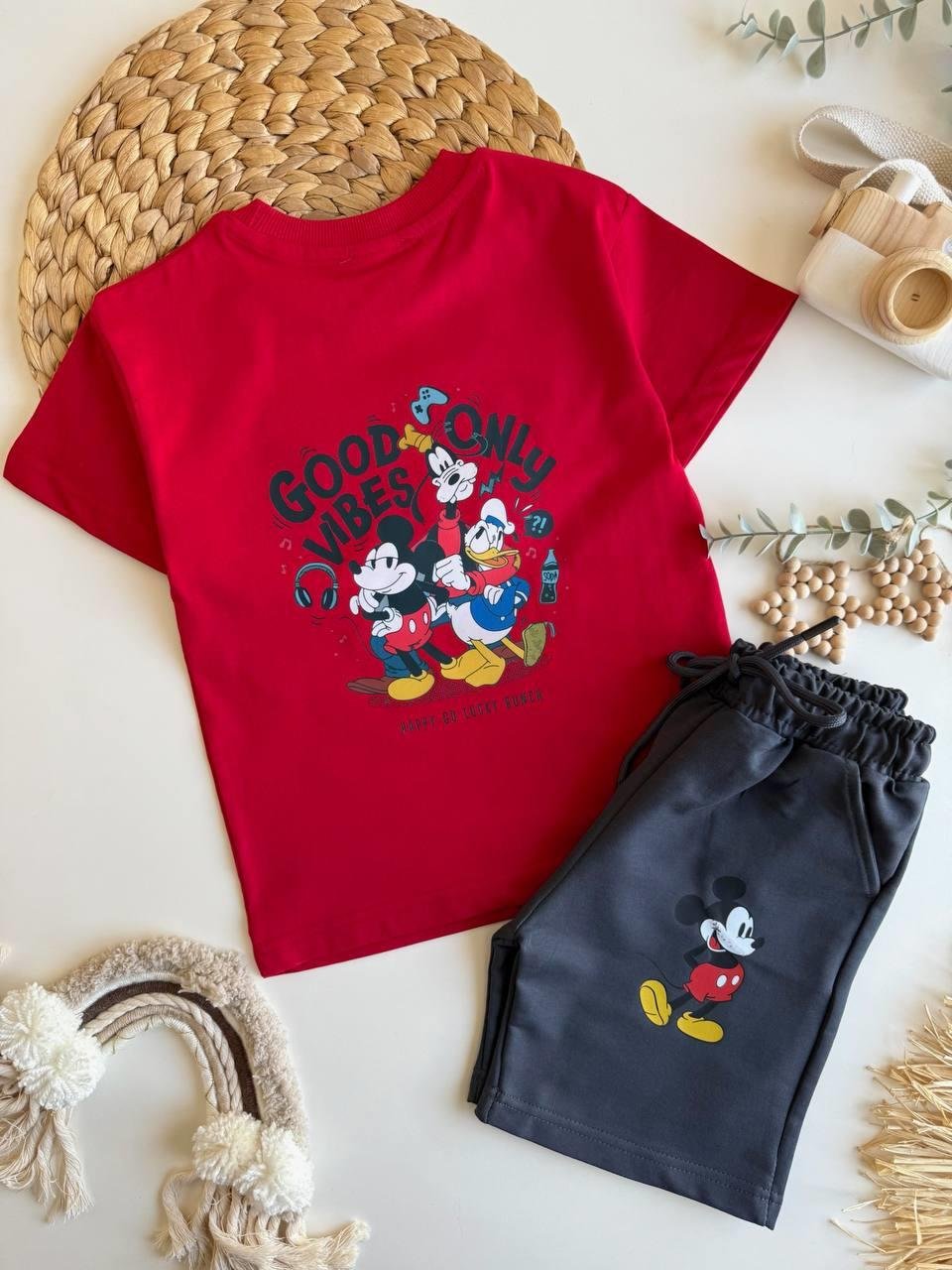 Yeni Sezon Mickey İkili Takım - Tek Fiyat