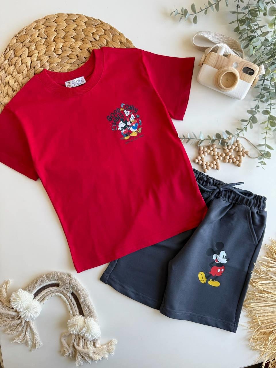 Yeni Sezon Mickey İkili Takım - Tek Fiyat