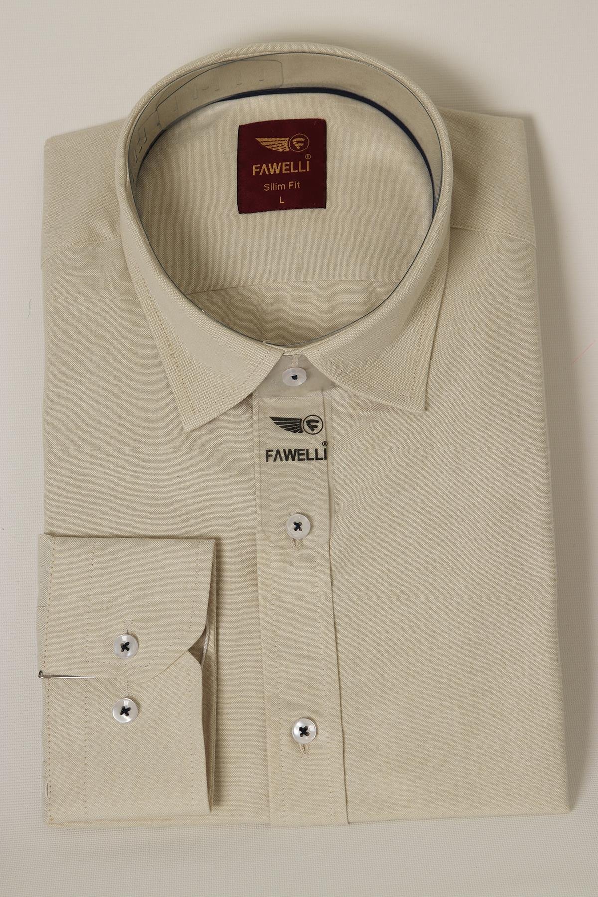 FAVELLİ SLİM PAMUK GÖMLEK
