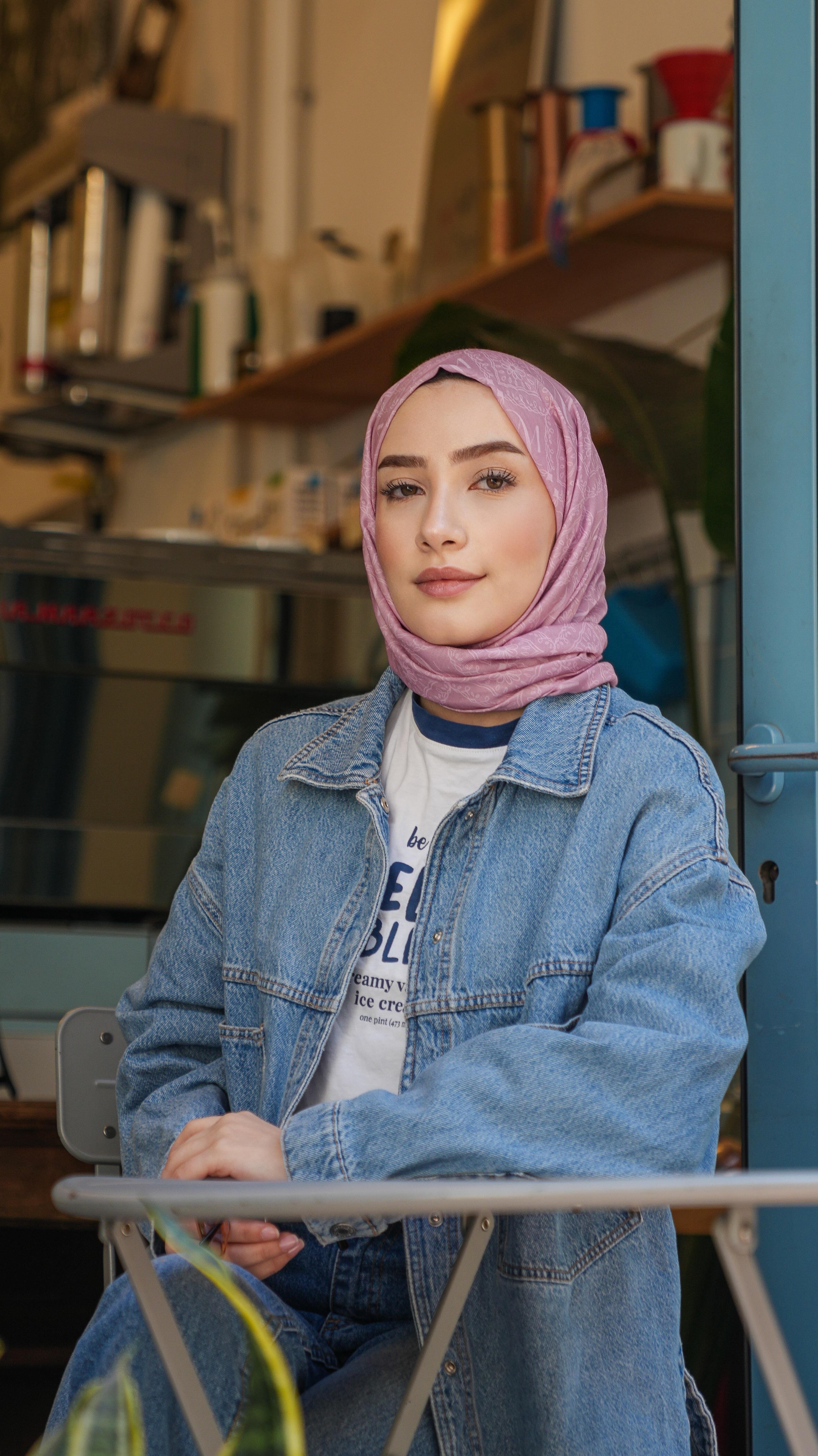 Melora Desen Soft Şal Pembe