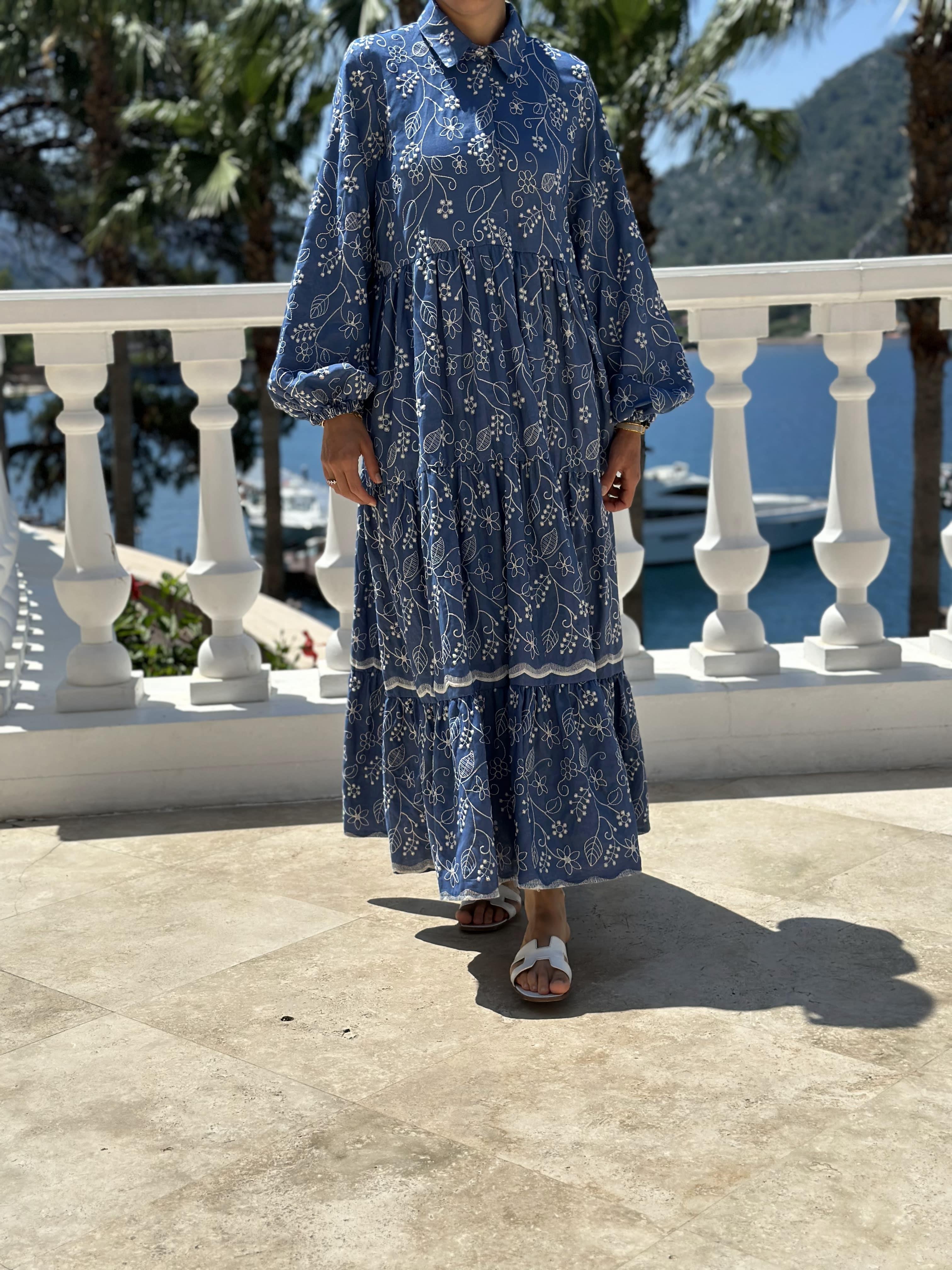BLANCHE BLUE ELBİSE
