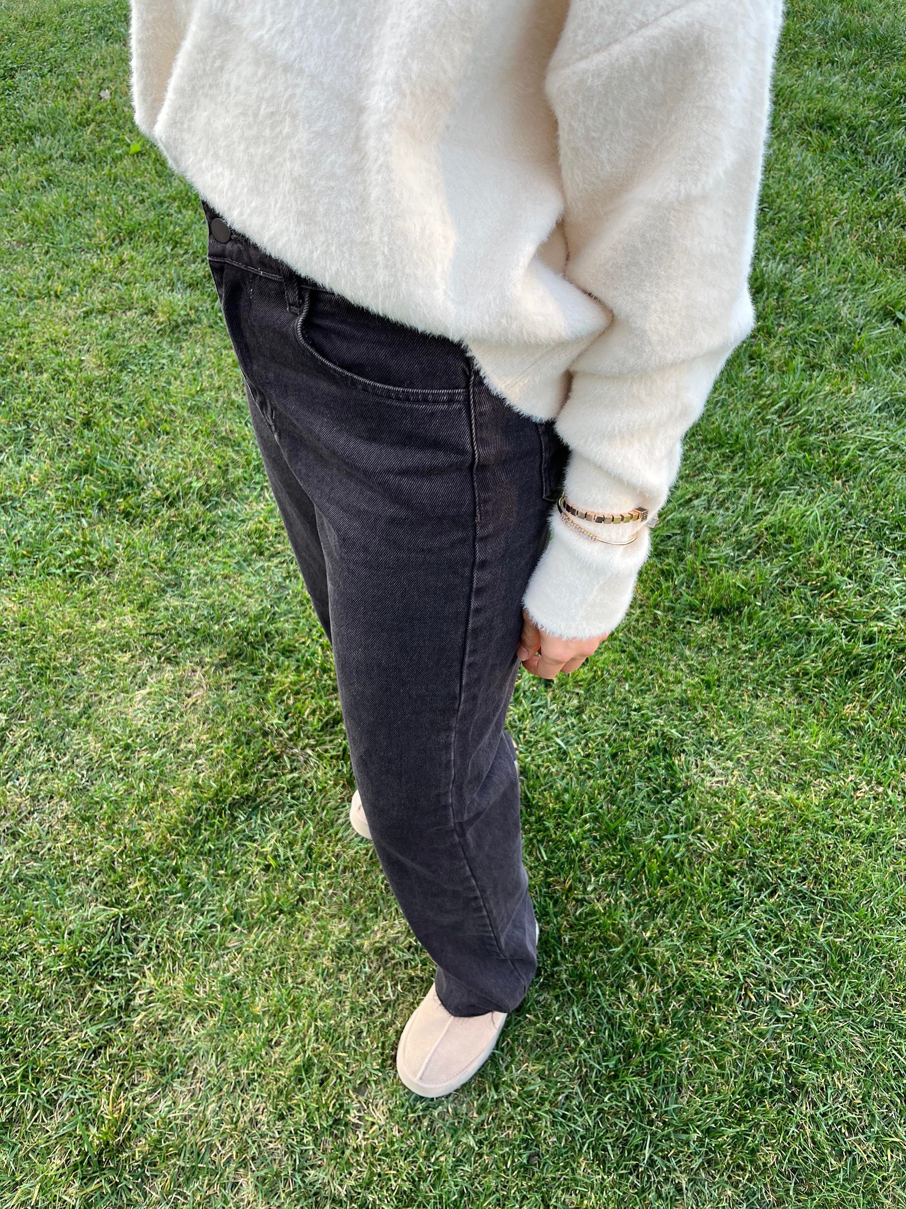 BROWN WIDE LEG YÜKSEK BEL JEAN