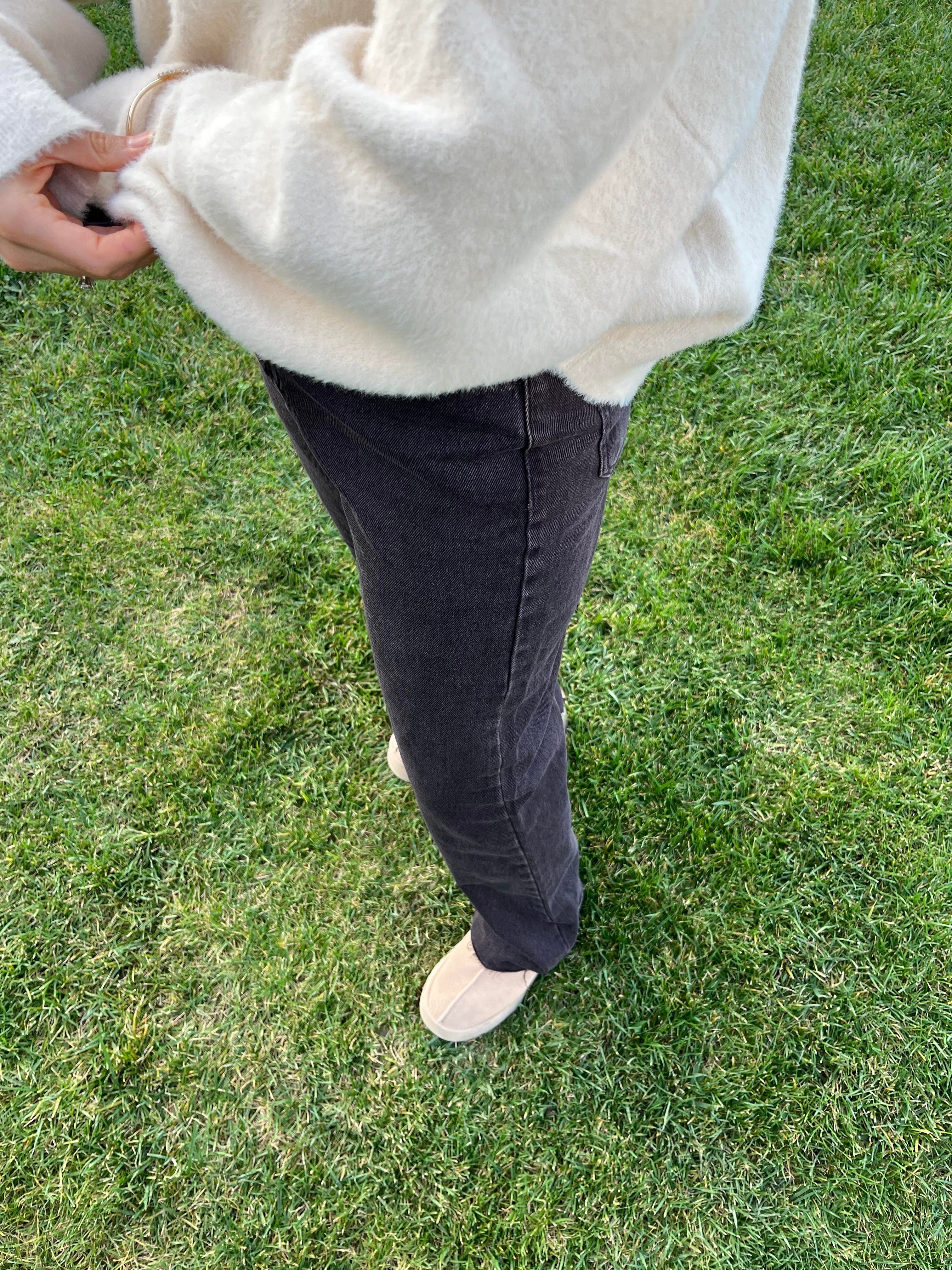 BROWN WIDE LEG YÜKSEK BEL JEAN