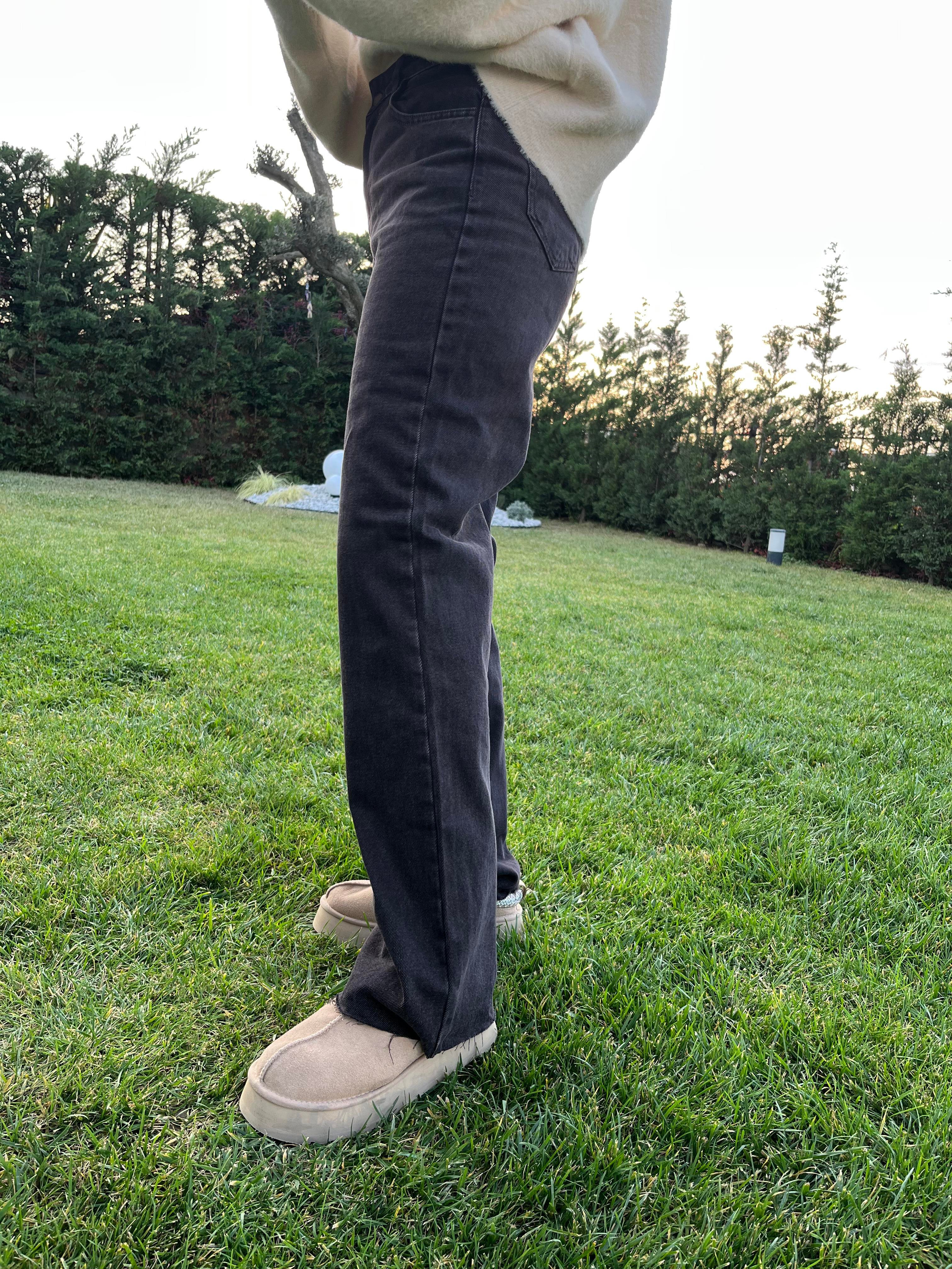 BROWN WIDE LEG YÜKSEK BEL JEAN