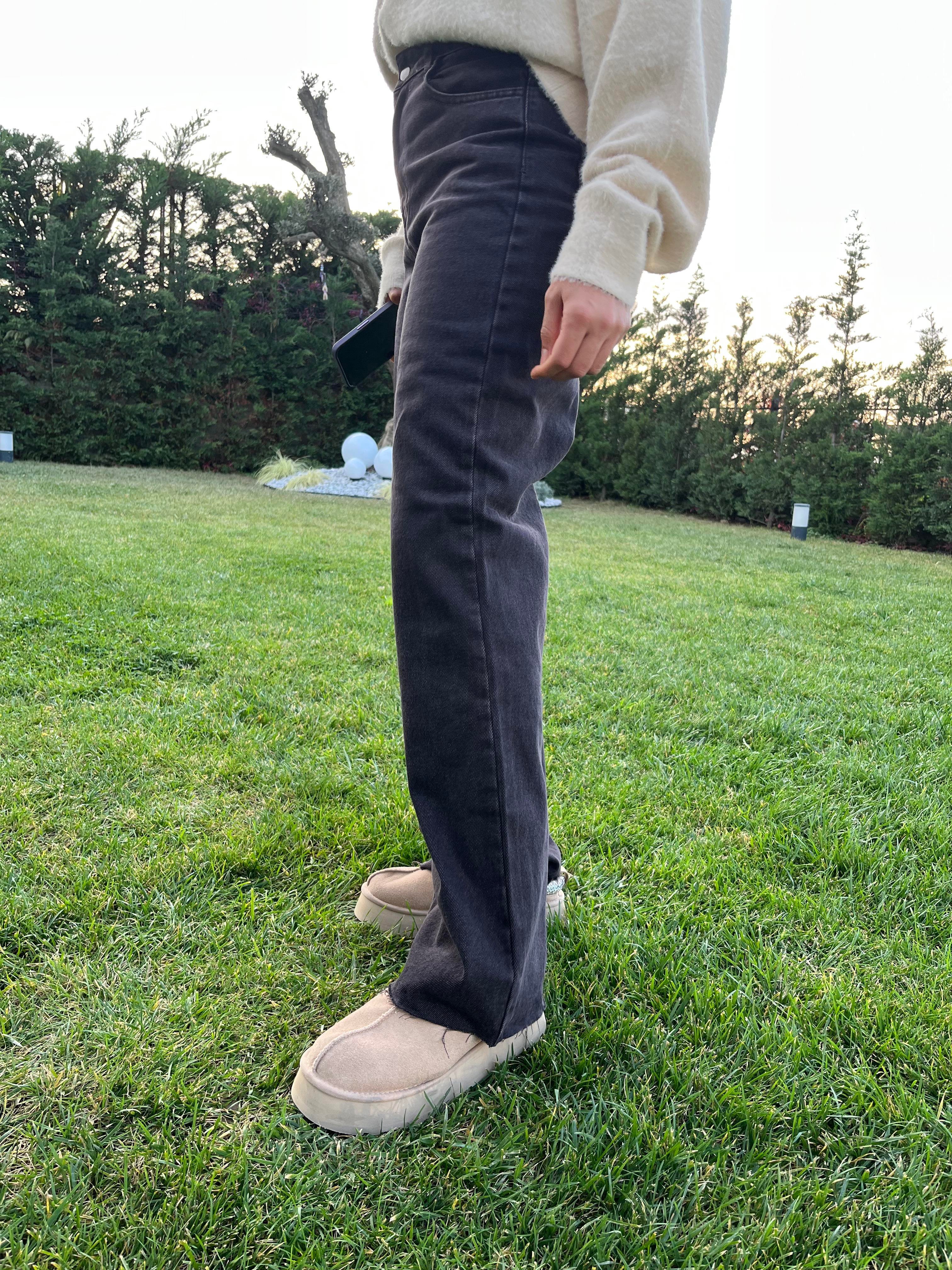 BROWN WIDE LEG YÜKSEK BEL JEAN