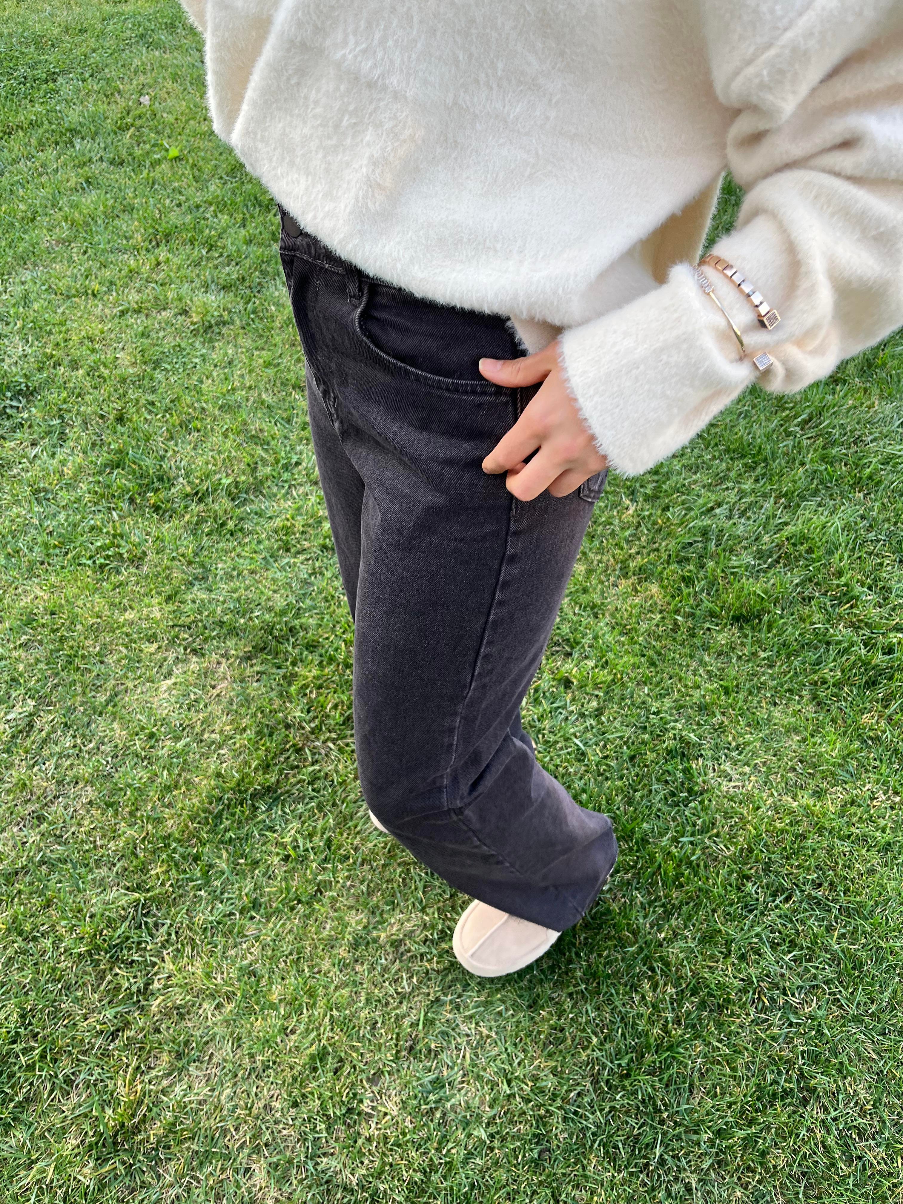 BROWN WIDE LEG YÜKSEK BEL JEAN