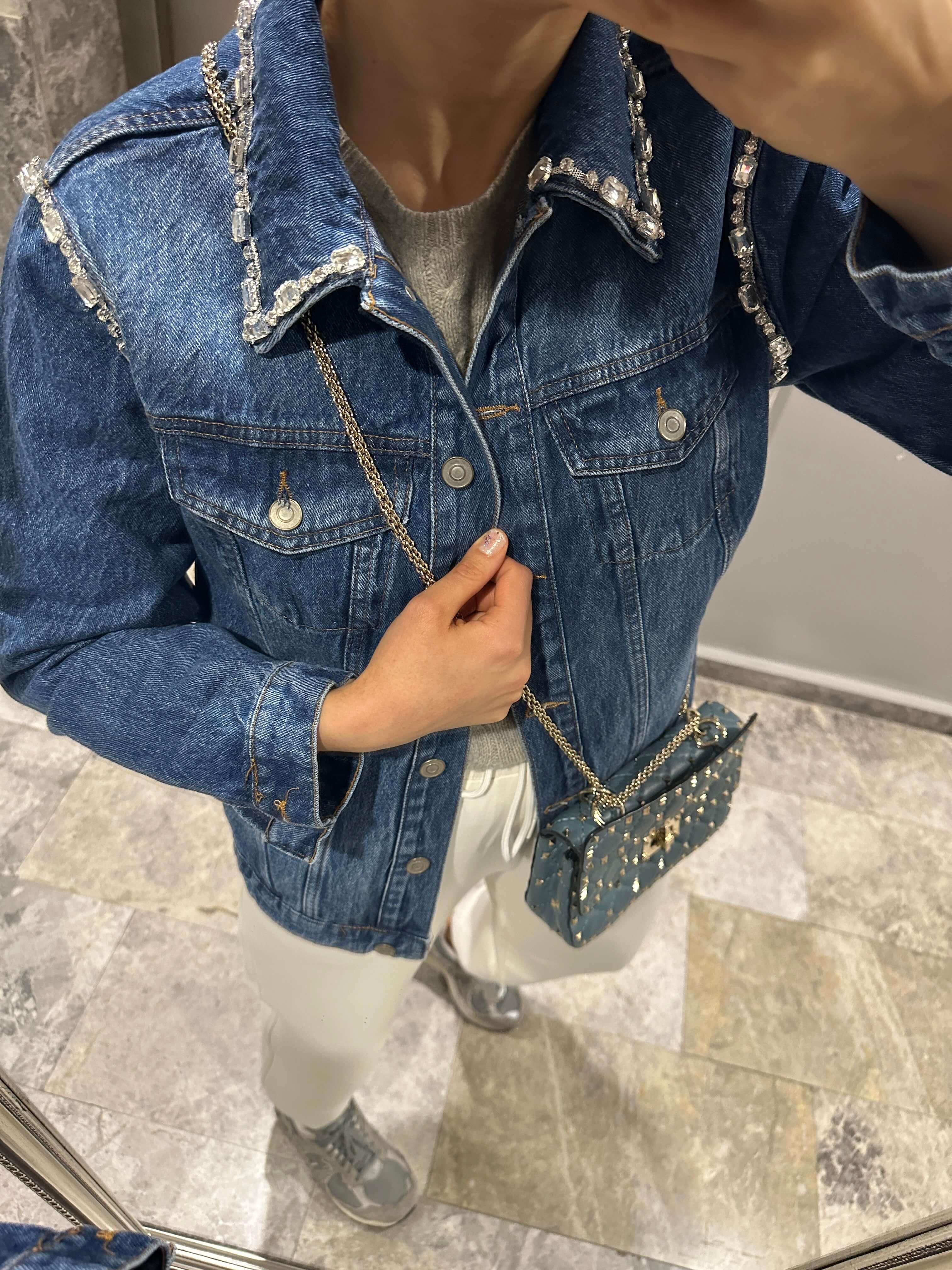 CRYSTAL DENİM CEKET