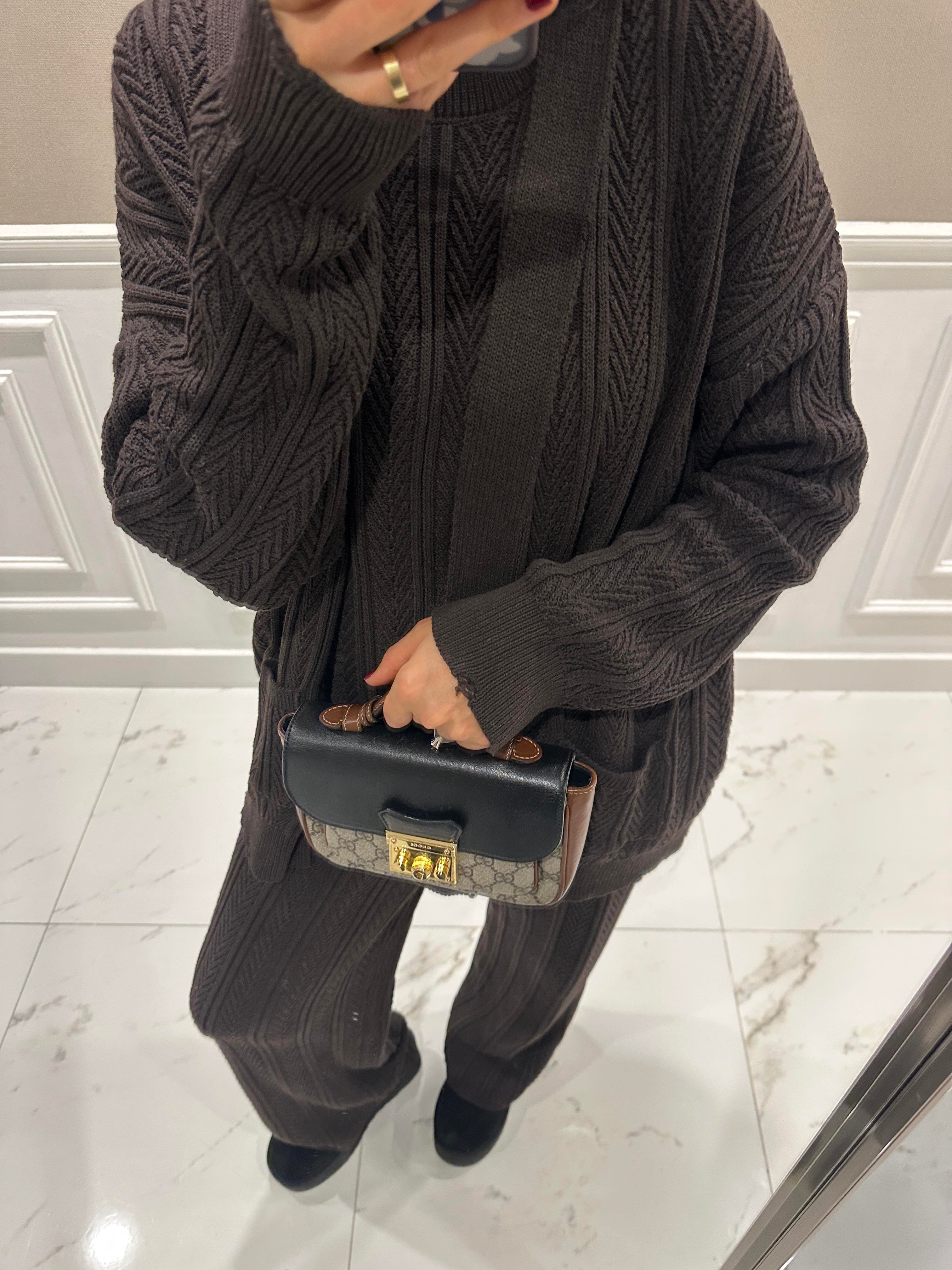 DARK BROWN ÜÇLÜ TAKIM