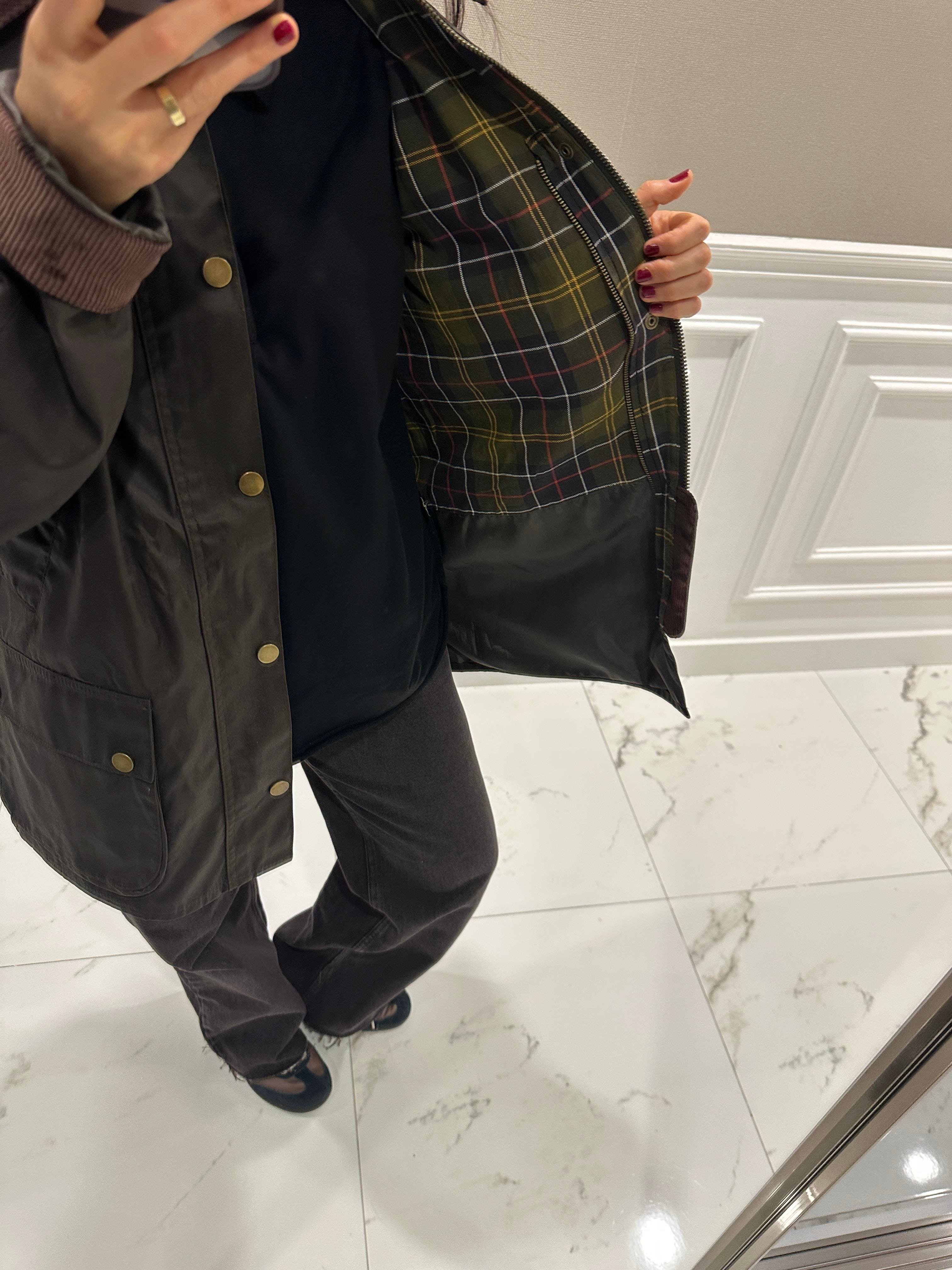 FİTİLLİ YAKALI KAHVERENGİ MUMLU CEKET