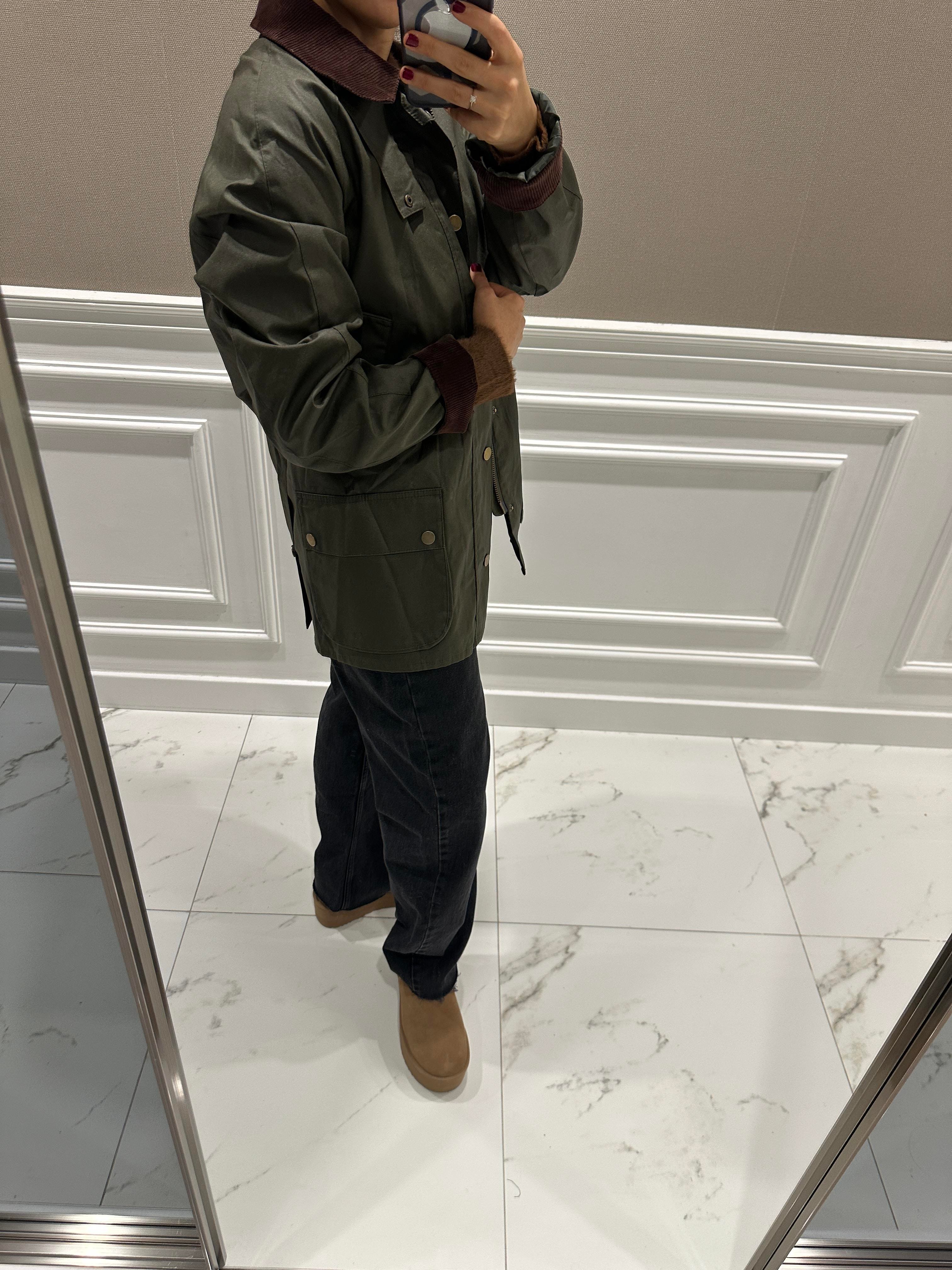 FİTİLLİ YAKALI MUMLU CEKET