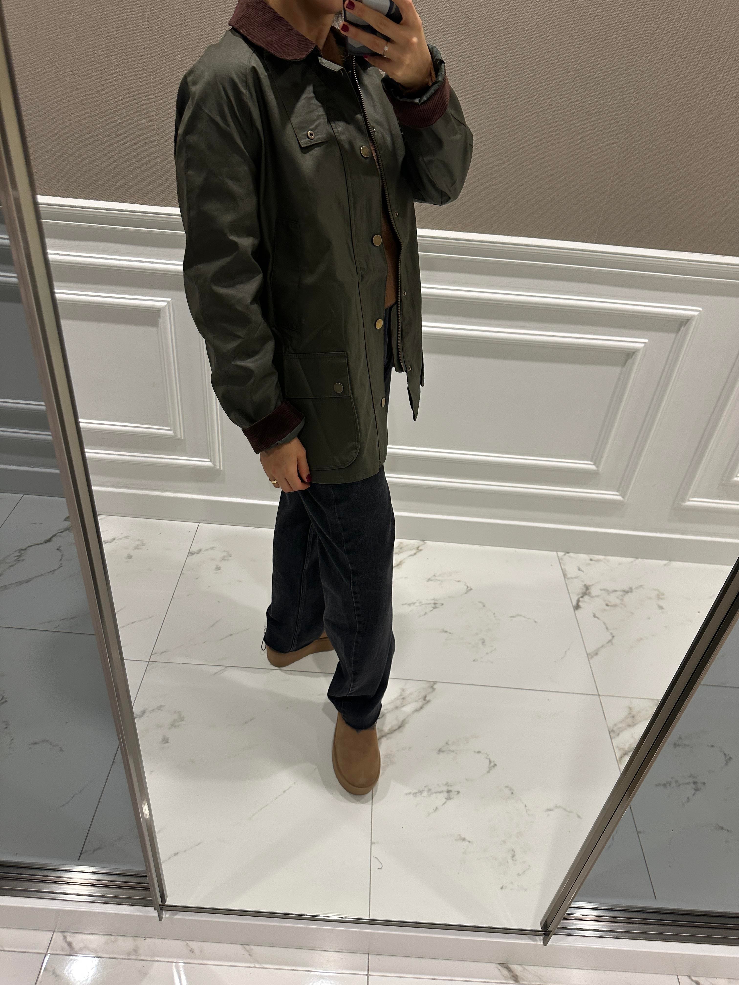 FİTİLLİ YAKALI MUMLU CEKET