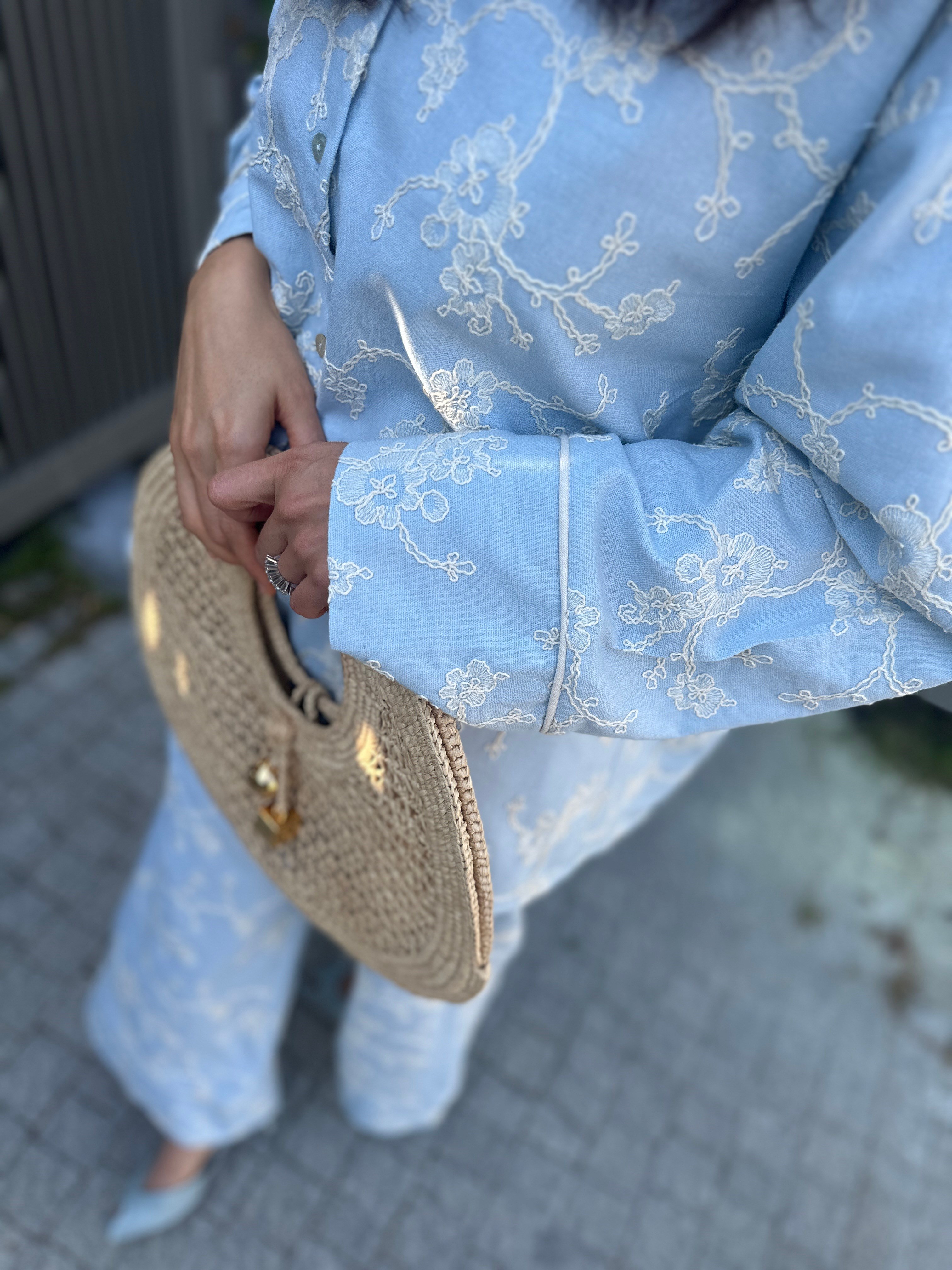 KAİ BLUE KETEN TAKIM