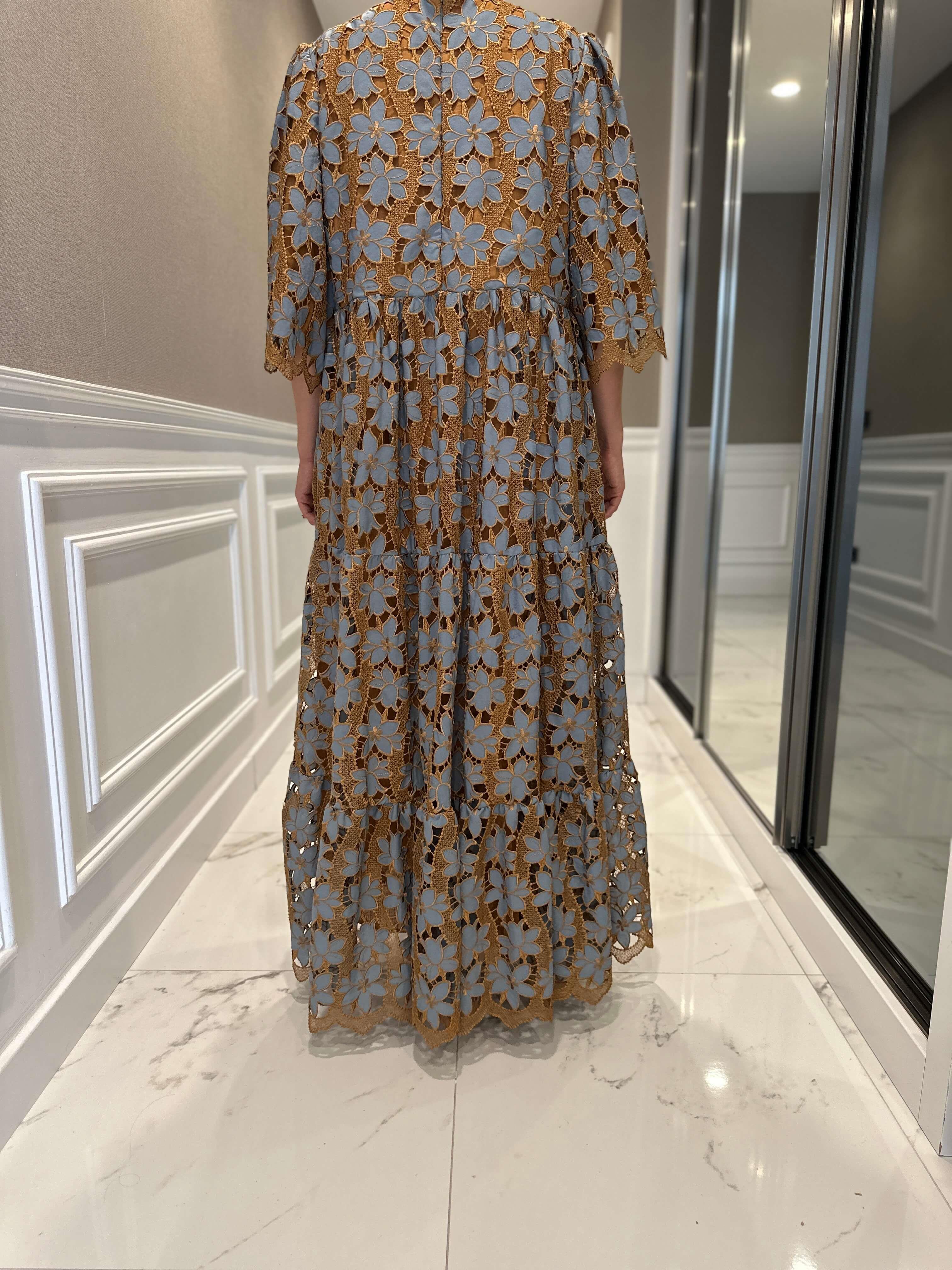LAURA TARÇIN ELBİSE (KISA KOL)