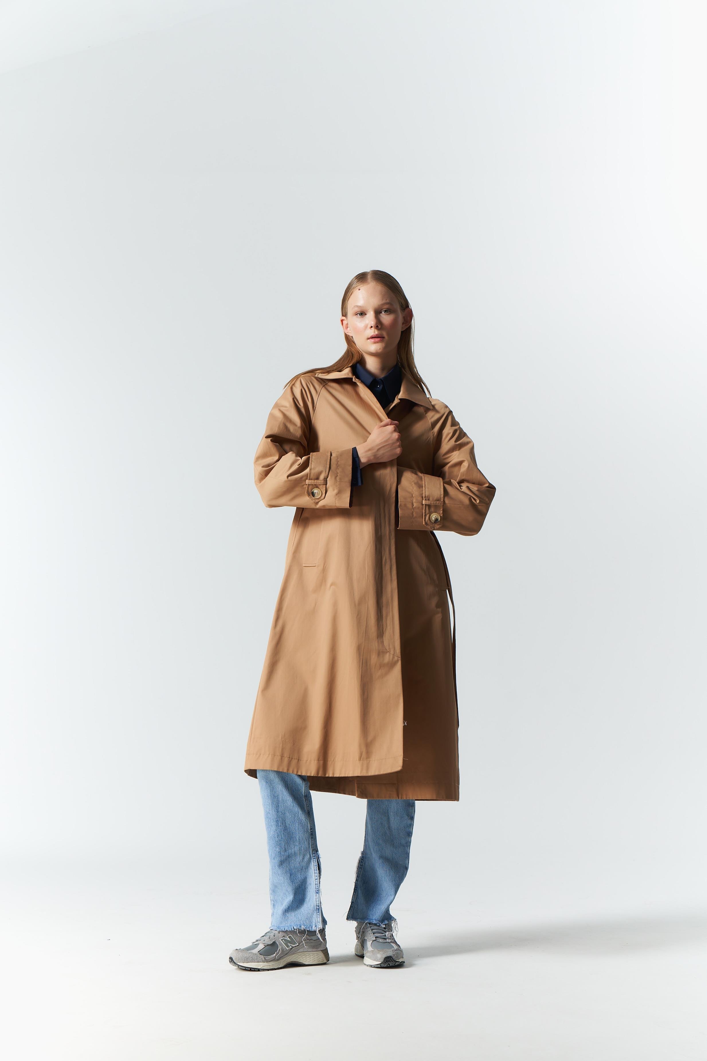 MOCHA TRENCH COAT