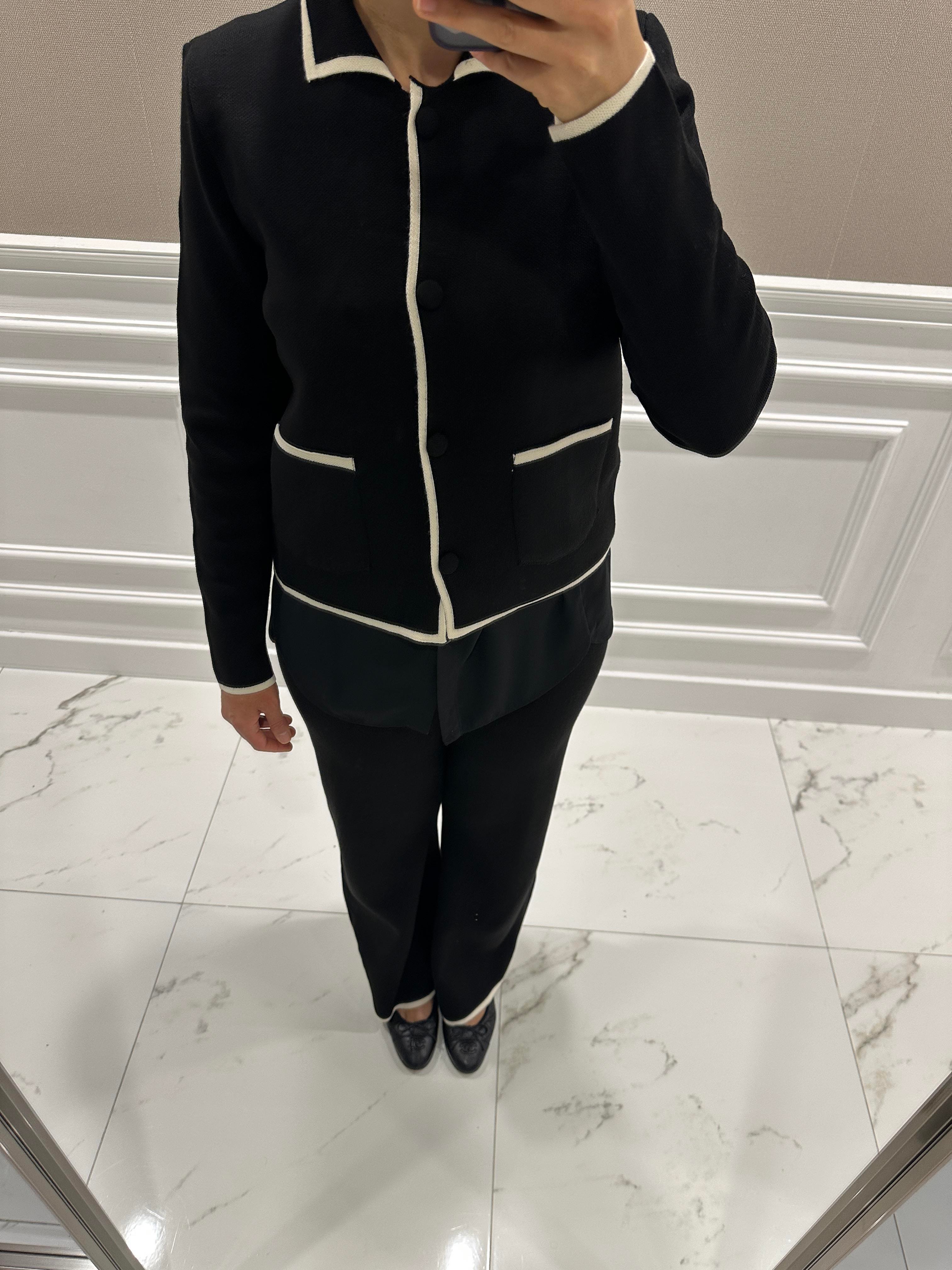 SİYAH-BEYAZ TRİKO TAKIM