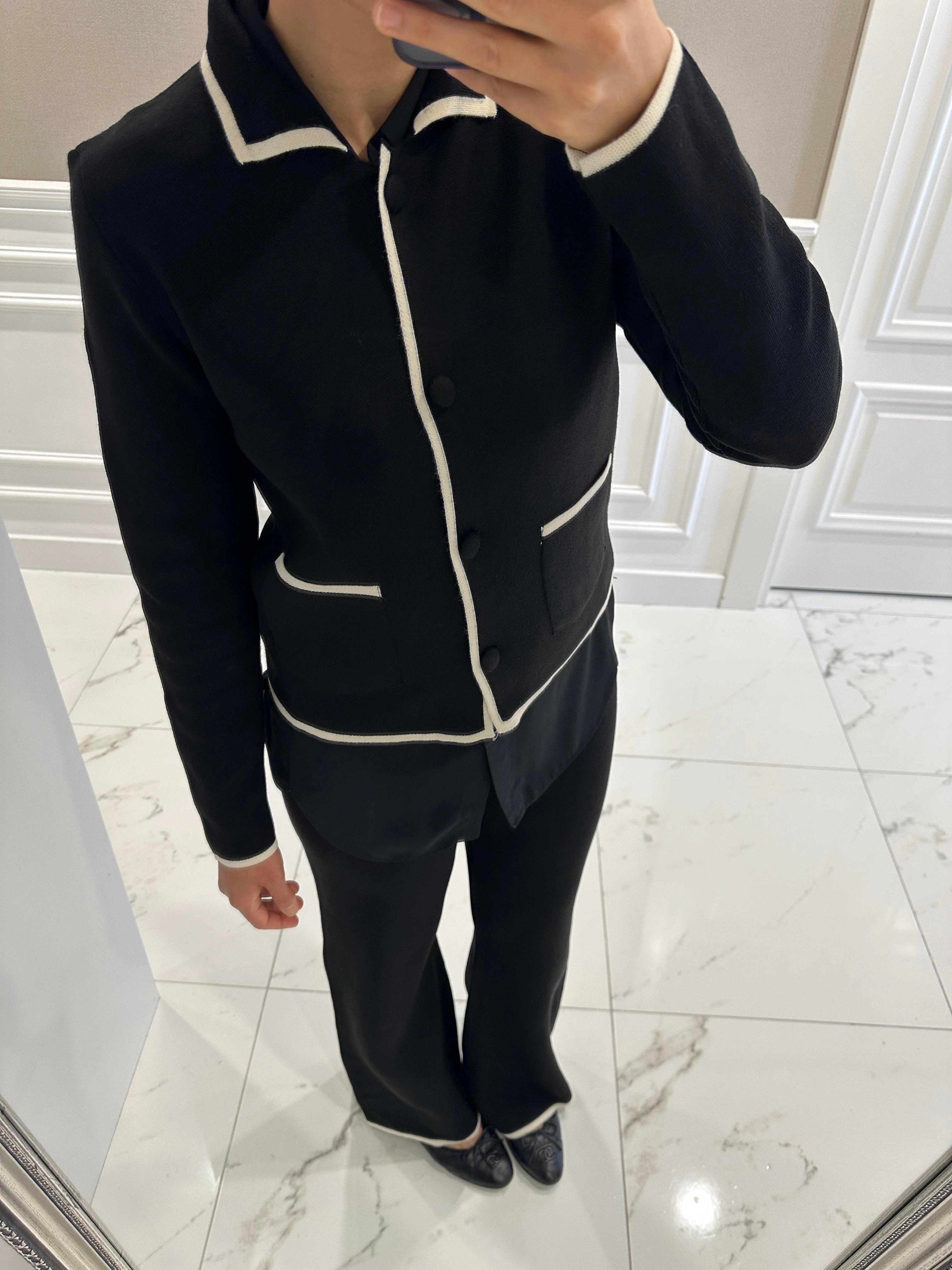 SİYAH-BEYAZ TRİKO TAKIM