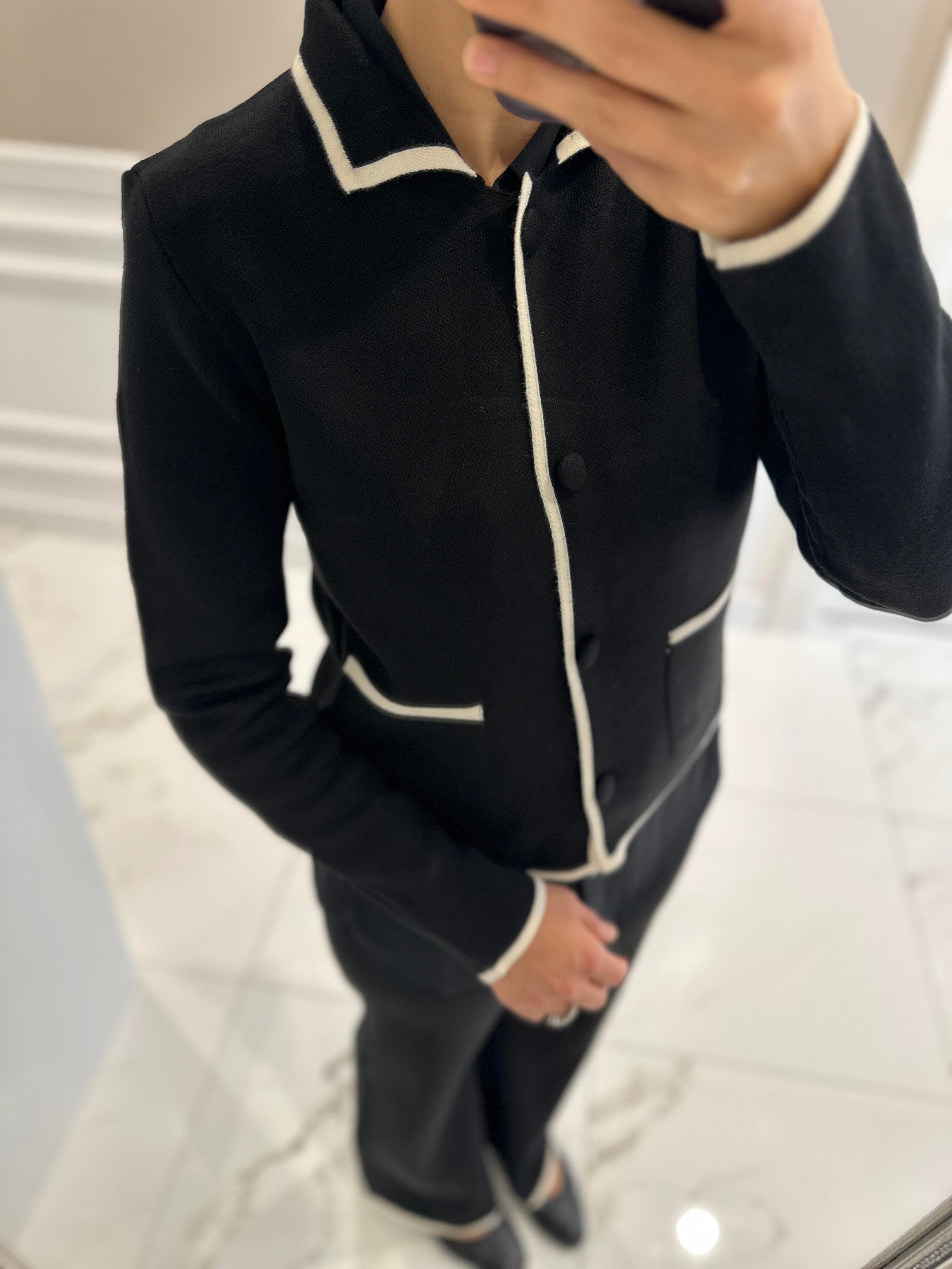 SİYAH-BEYAZ TRİKO TAKIM