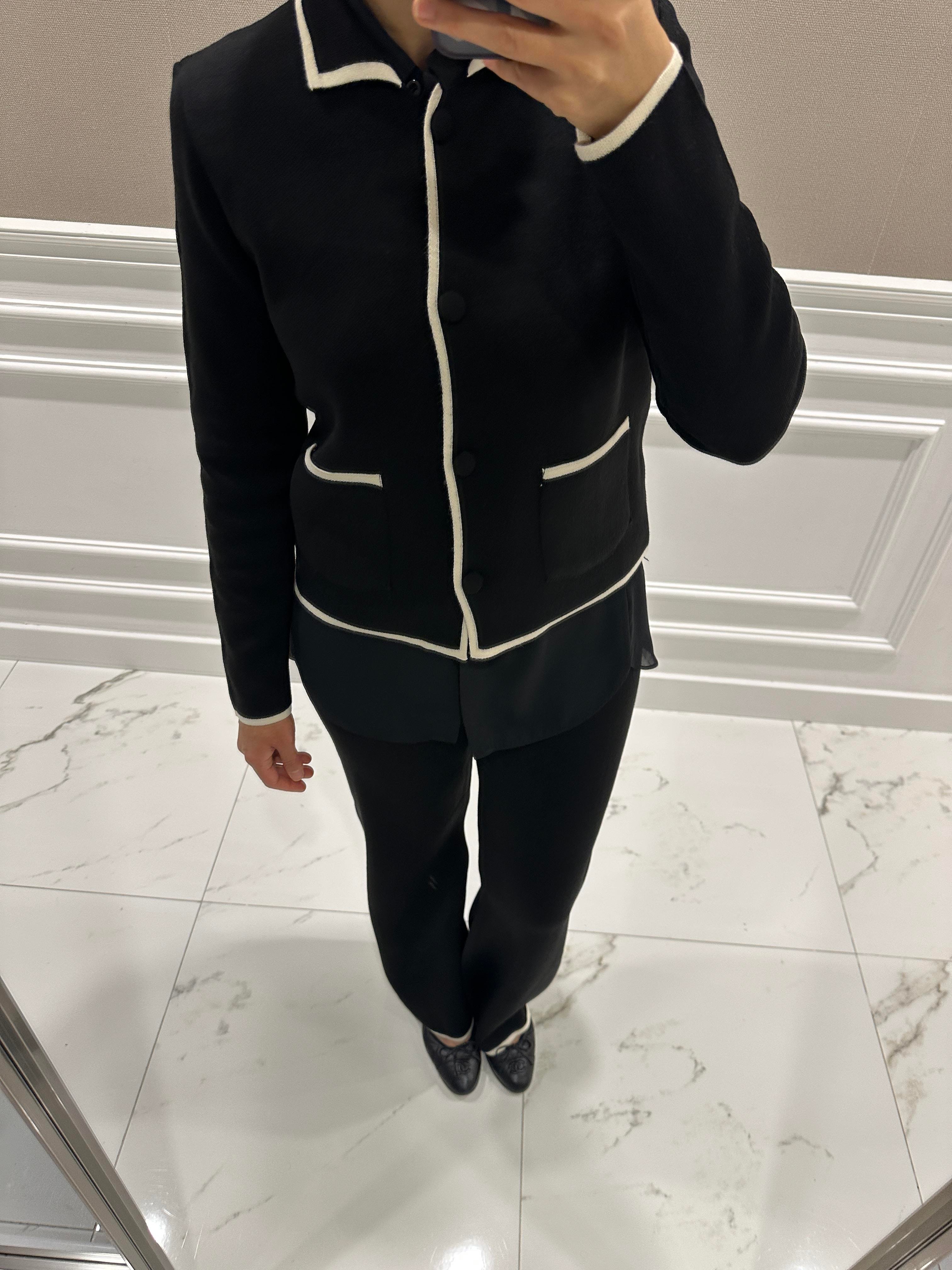 SİYAH-BEYAZ TRİKO TAKIM