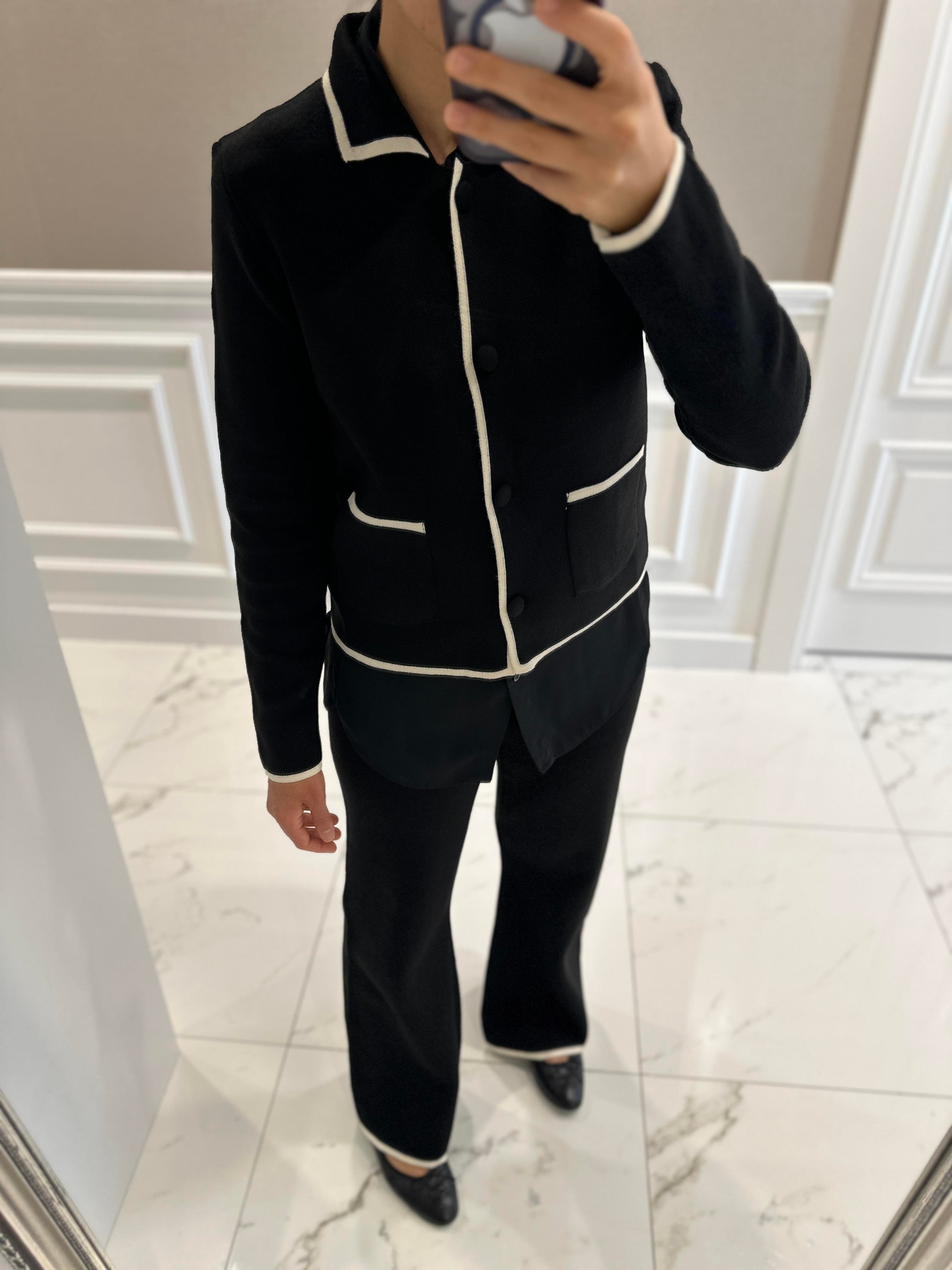 SİYAH-BEYAZ TRİKO TAKIM