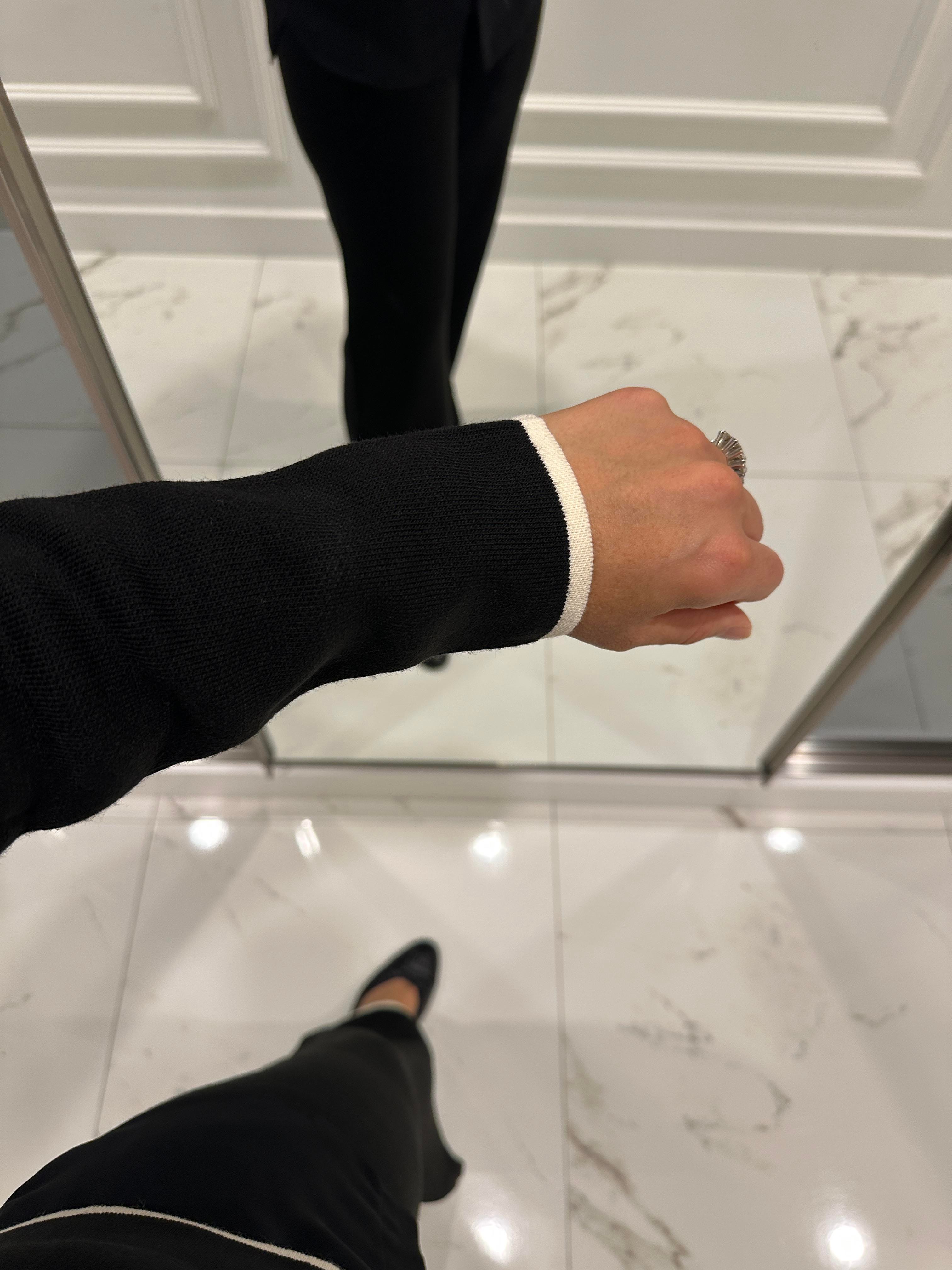 SİYAH-BEYAZ TRİKO TAKIM