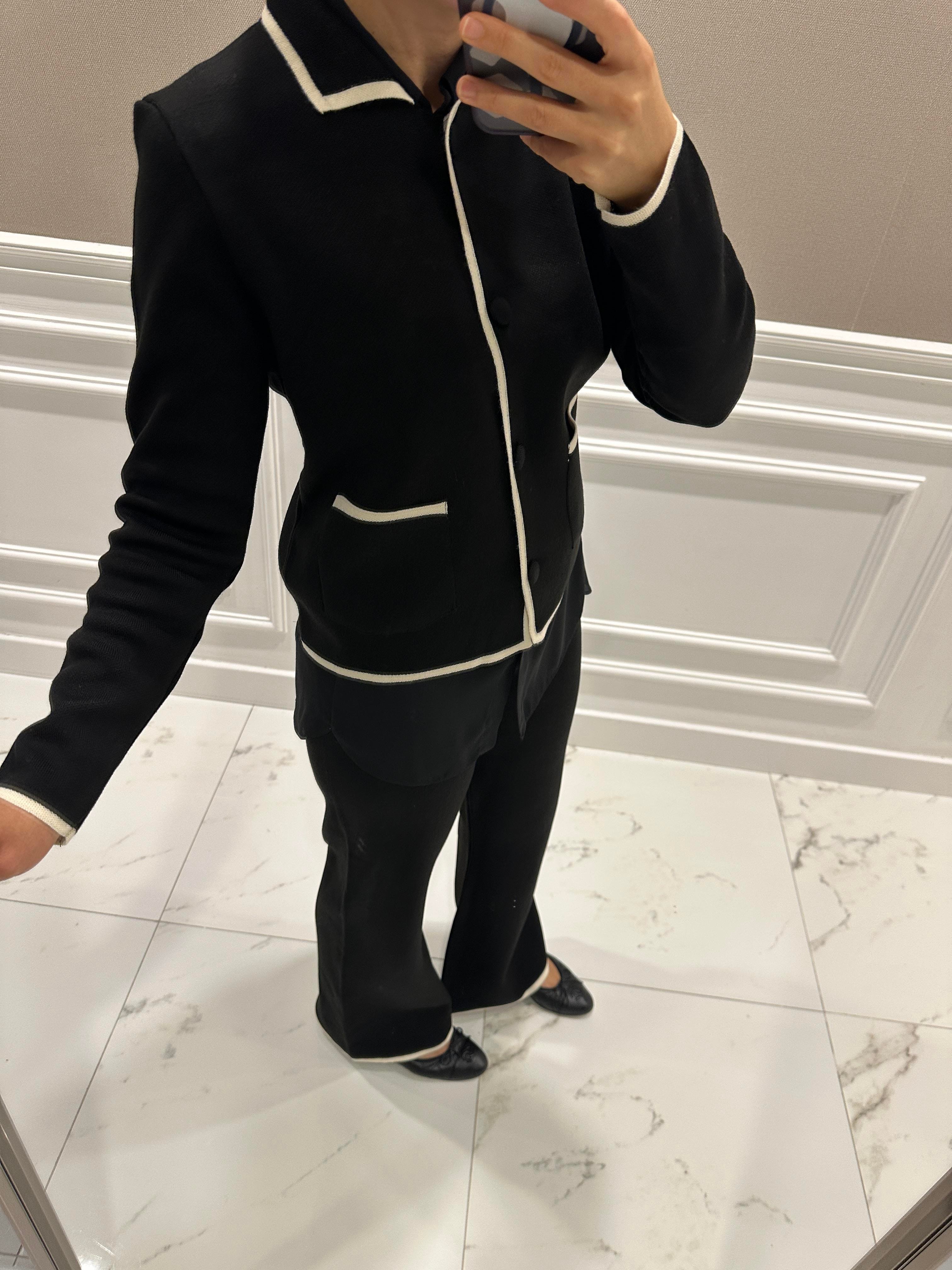 SİYAH-BEYAZ TRİKO TAKIM