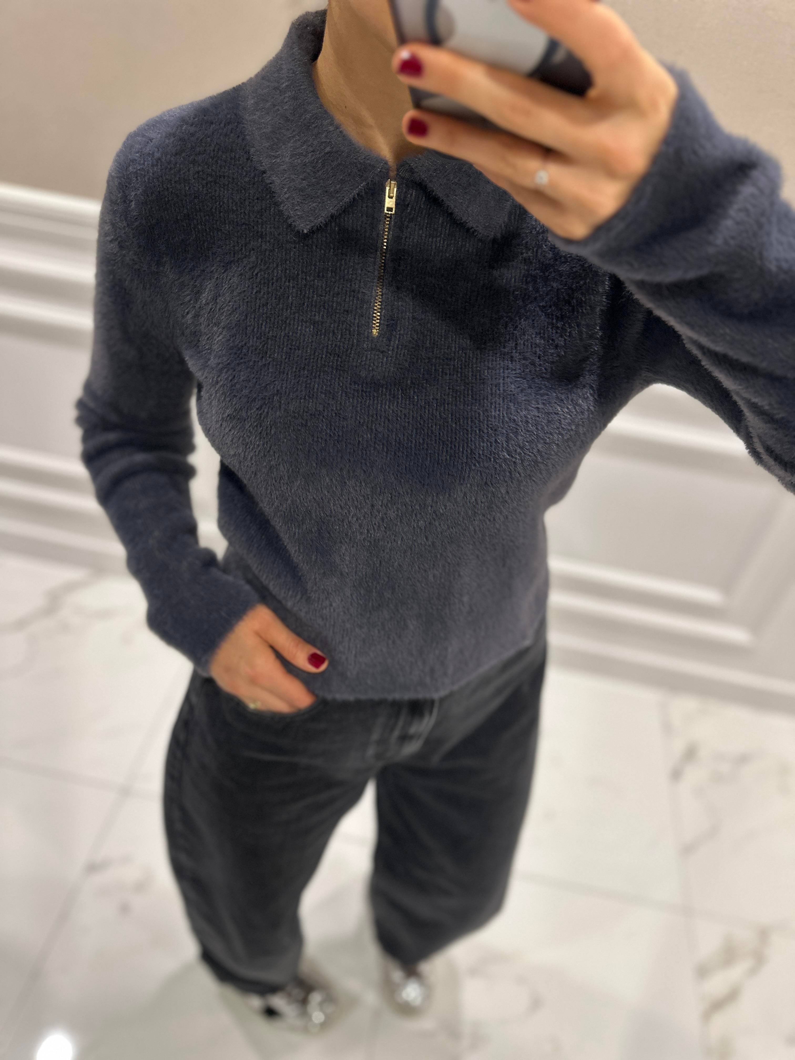 SOFT TOUCH GRİ KAZAK